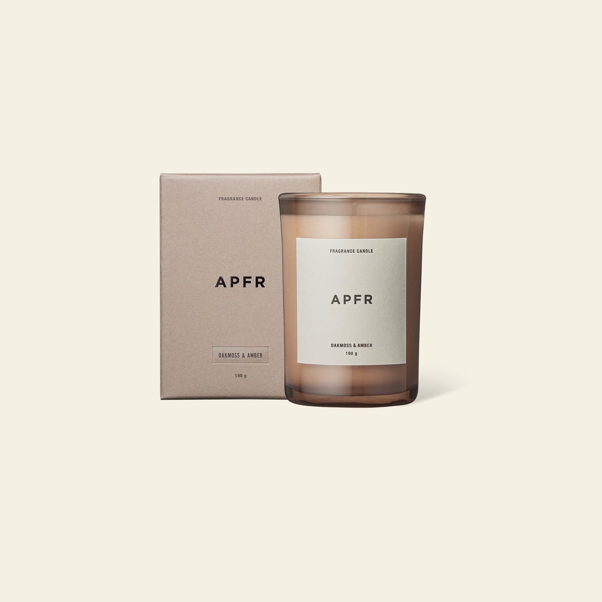 APFR Fragrance Candle Oakmoss & Amber