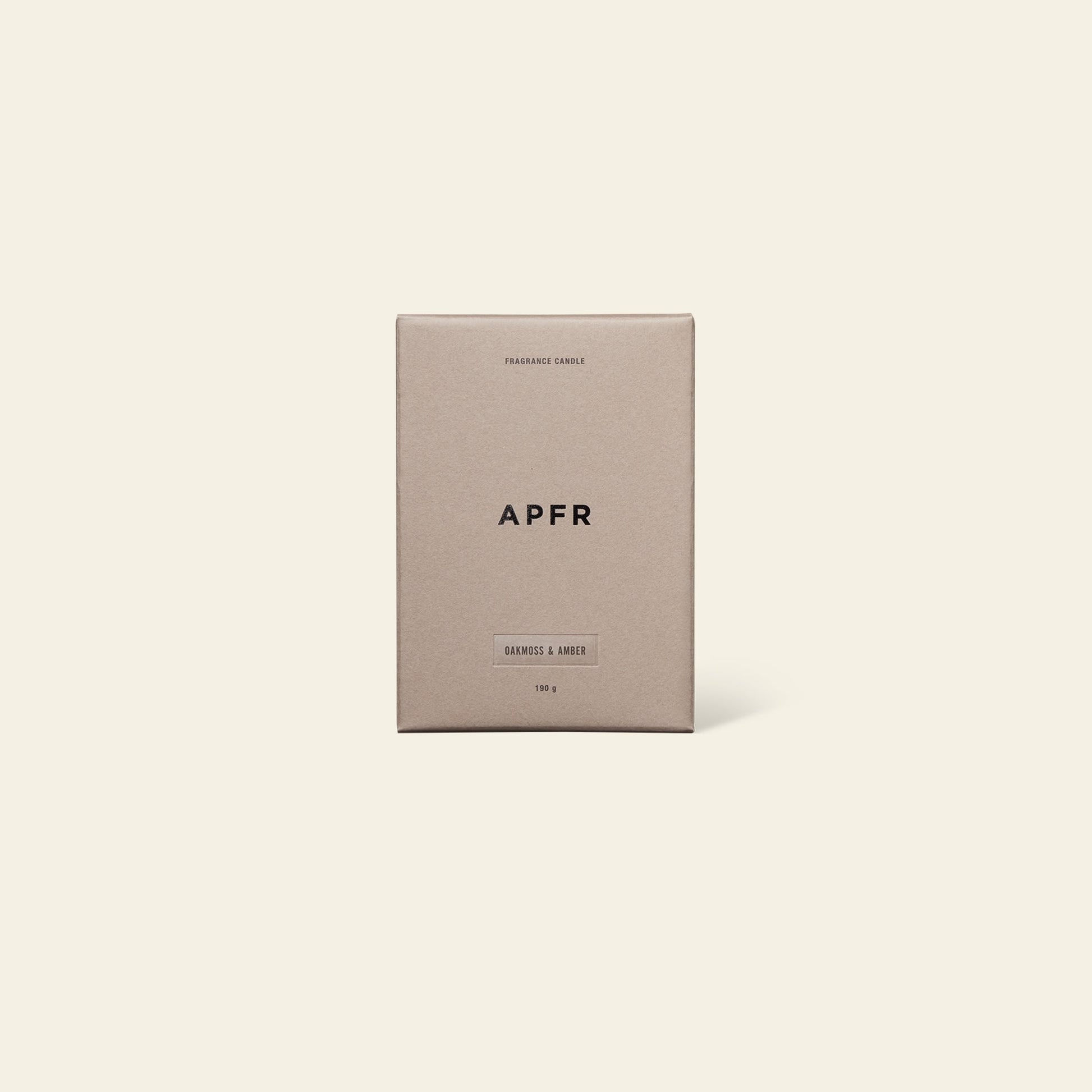 APFR Fragrance Candle Oakmoss & Amber