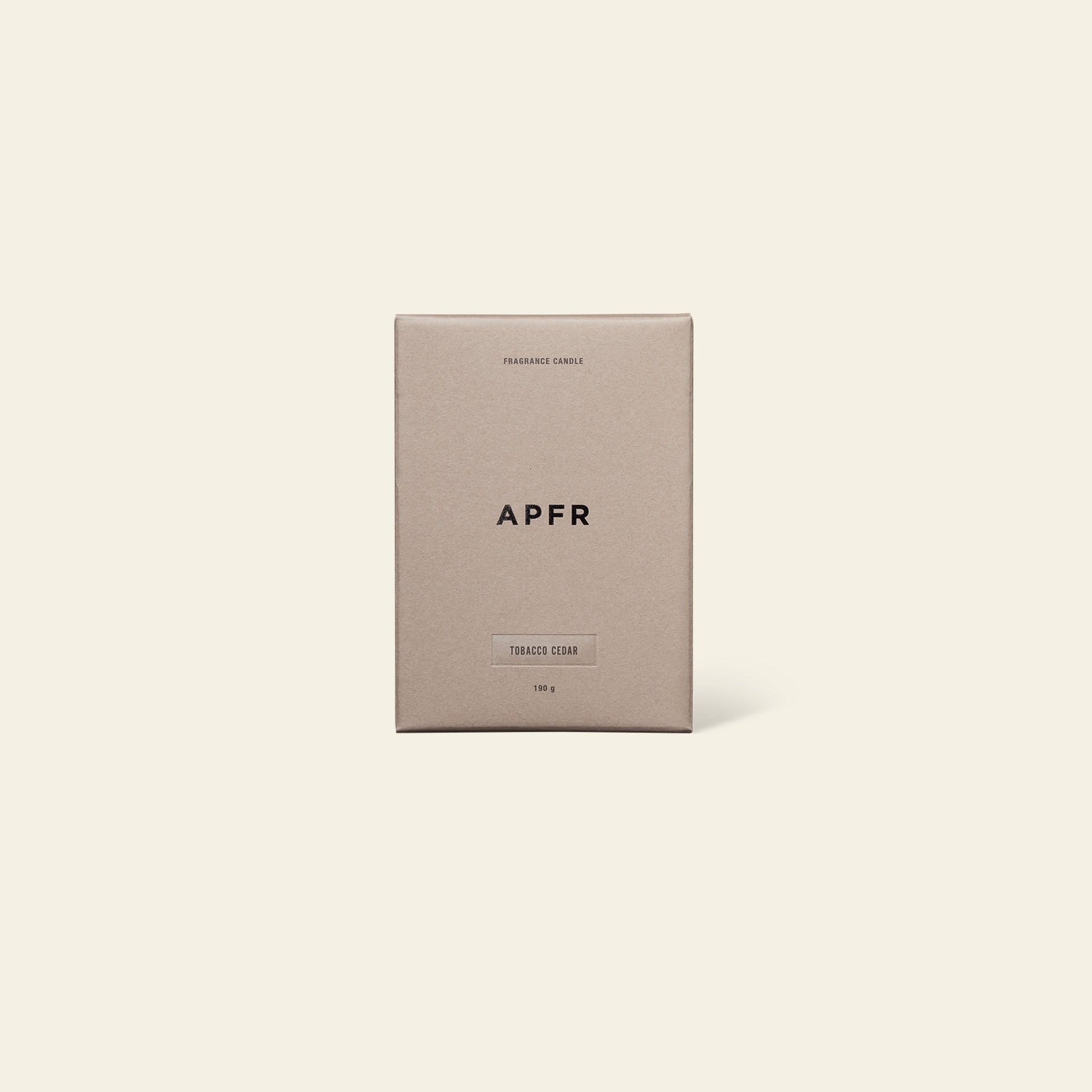 APFR Fragrance Candle Tobacco Cedar