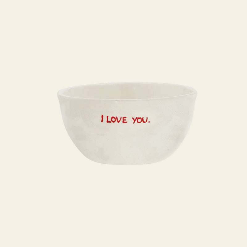 Anna + Nina I Love You Bowl