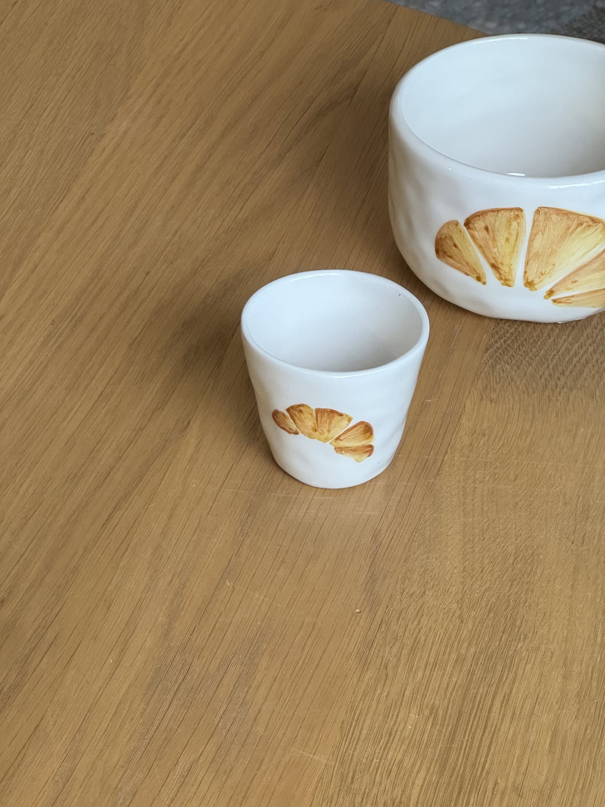 Anna + Nina Croissant Espresso Cup