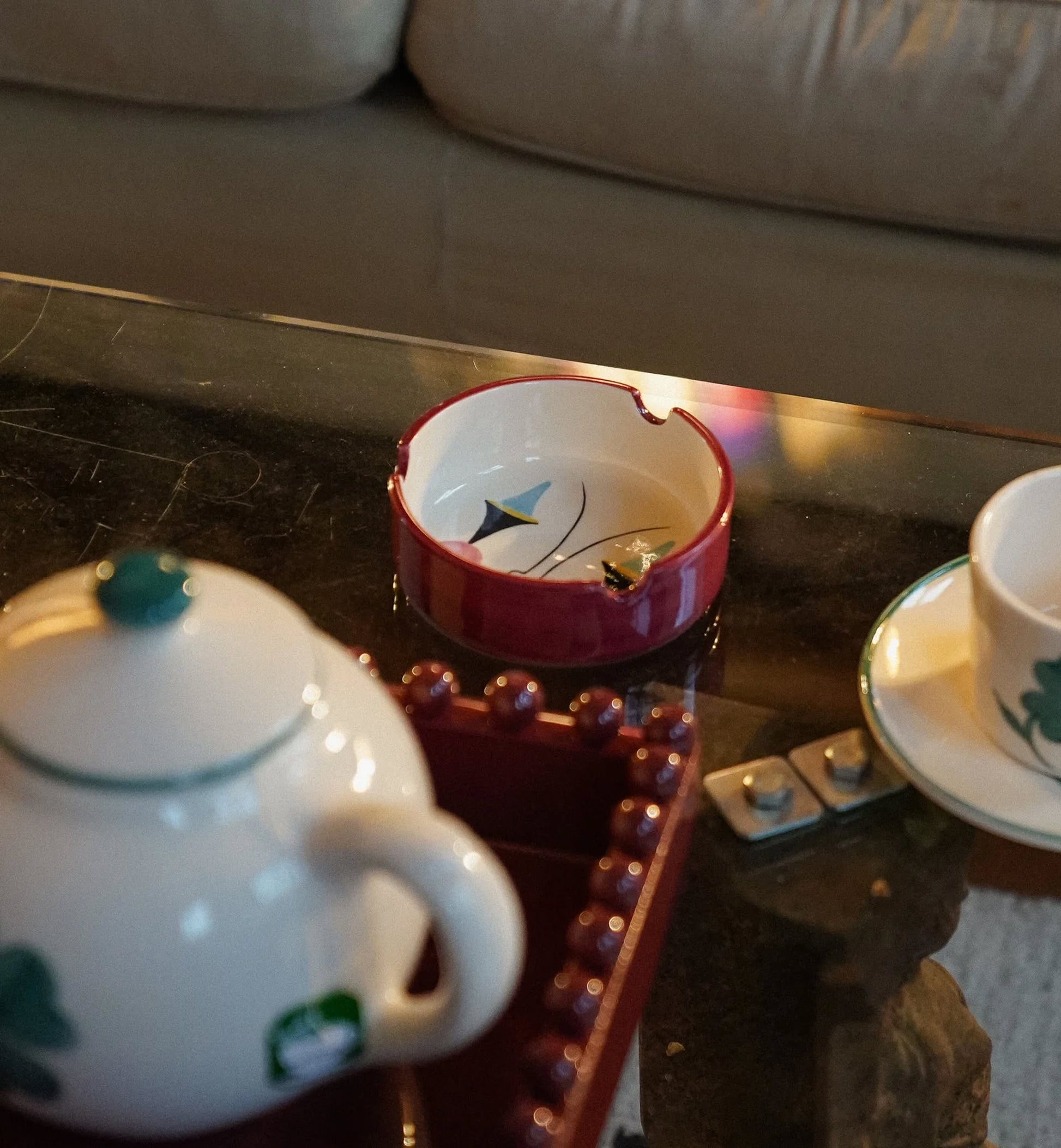 Anna + Nina Pierrot Ashtray Multicolour
