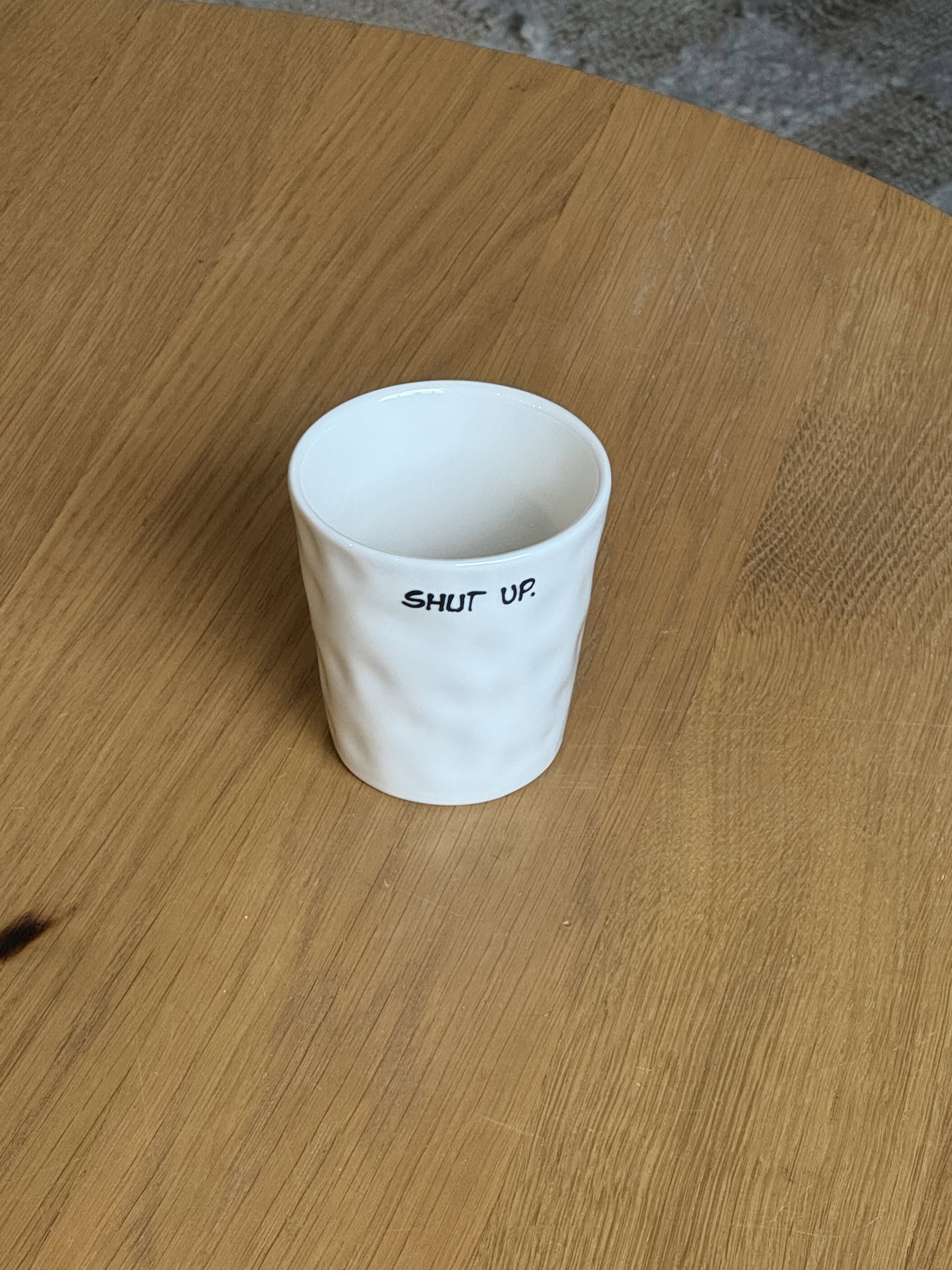 Anna + Nina Shut Up Coffee Cup