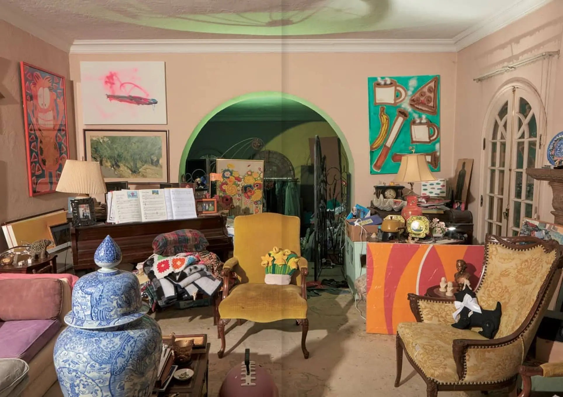Apartamento Magazine Issue #28 by Apartamento captures the vibrant energy of a lively living room with eclectic decor, colorful accents, and artistic inspiration reminiscent of Niki de Saint Phalle’s work and graphic novels.