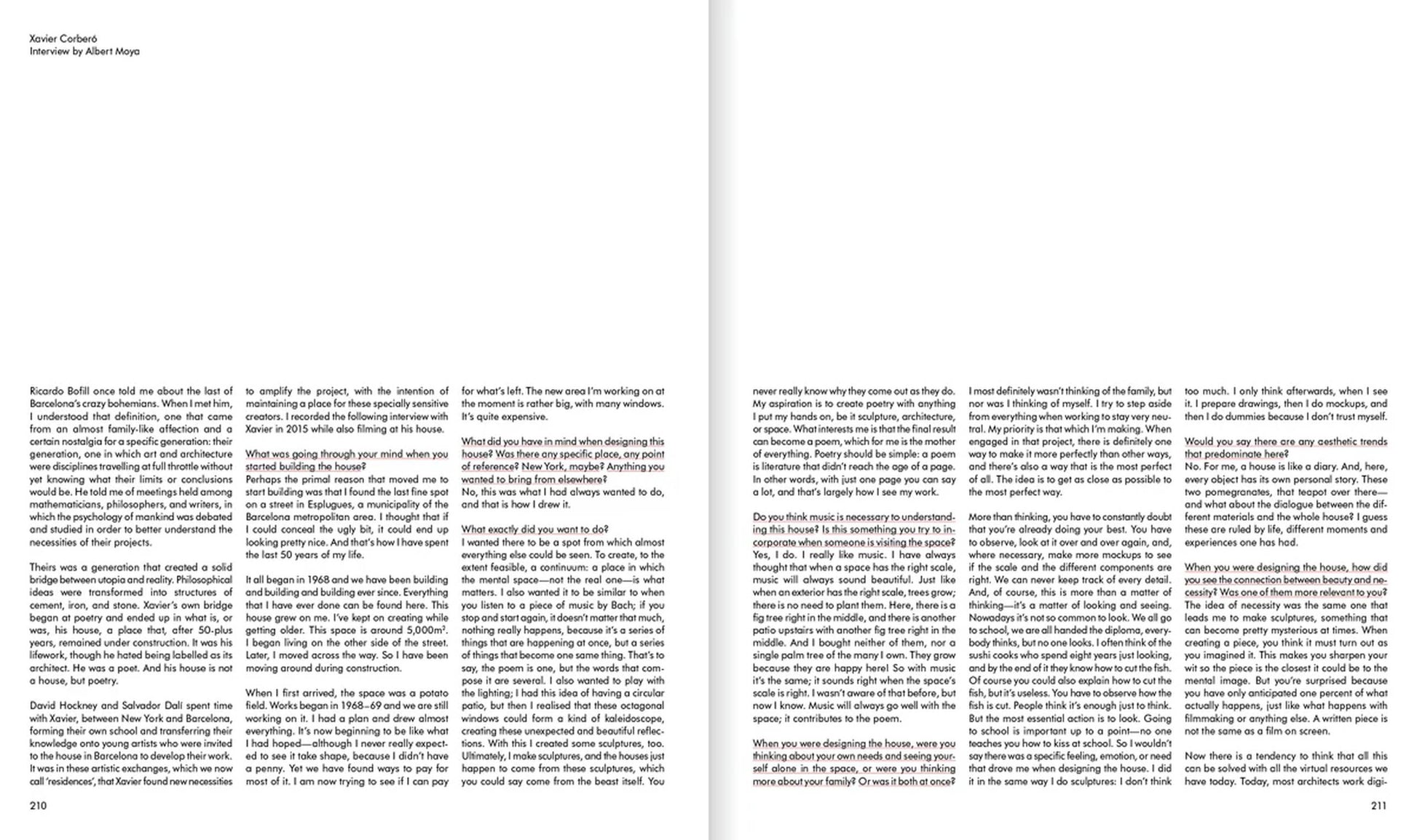Apartamento The House of Xavier Corbero Book