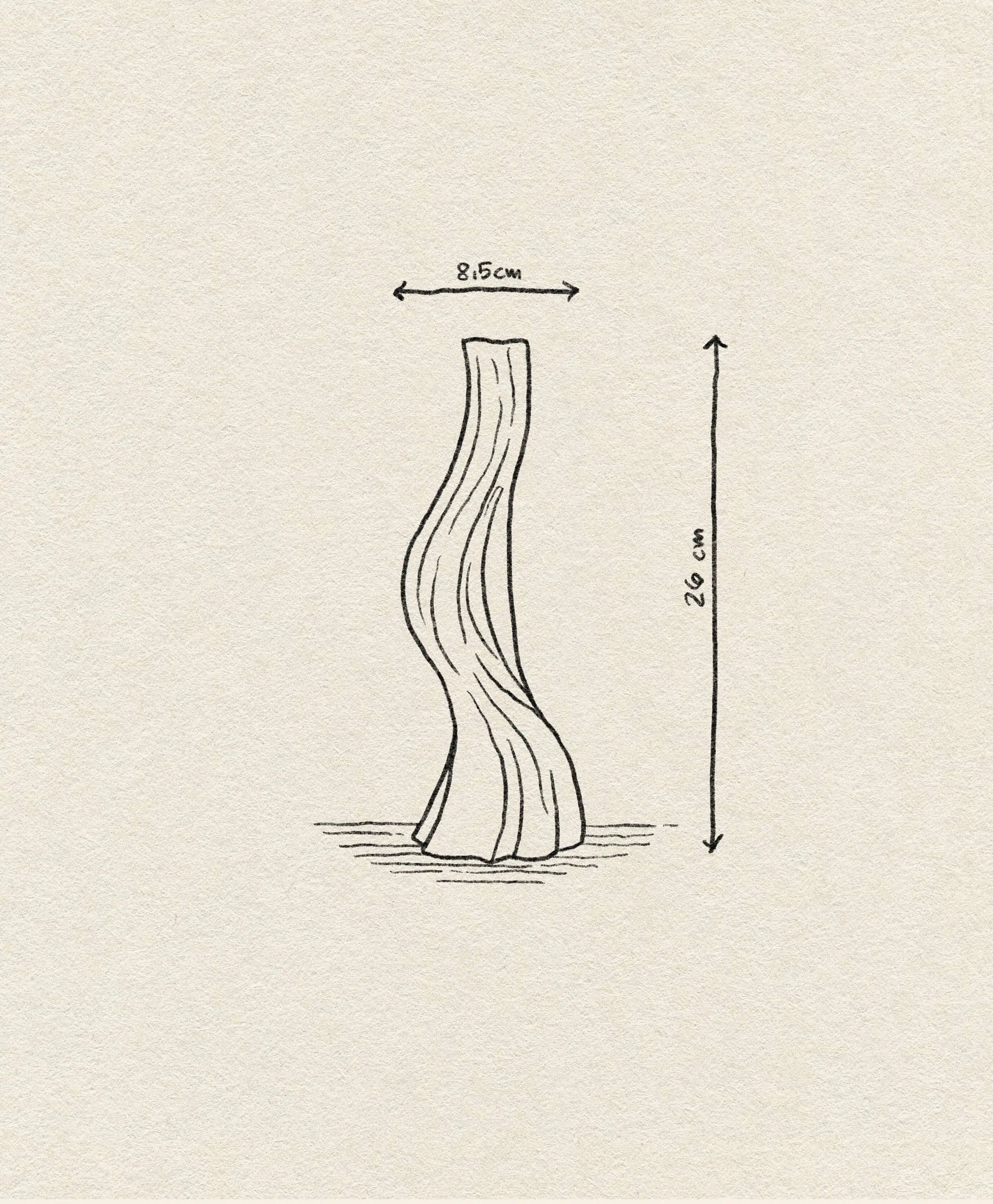 Argot Studio Les Hortenses Vase Small Transparent
