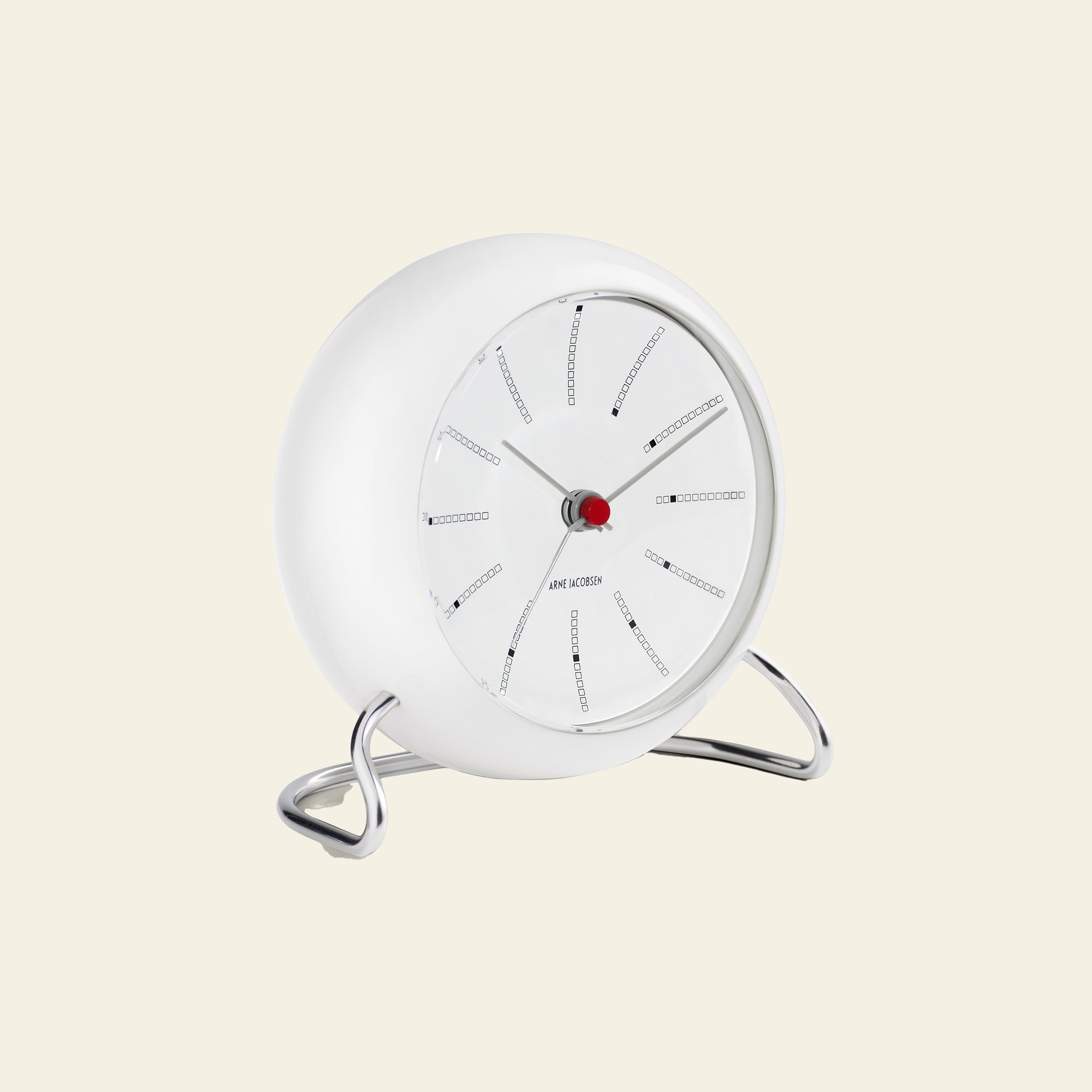 Arne Jacobsen Bankers Table Clock 11cm