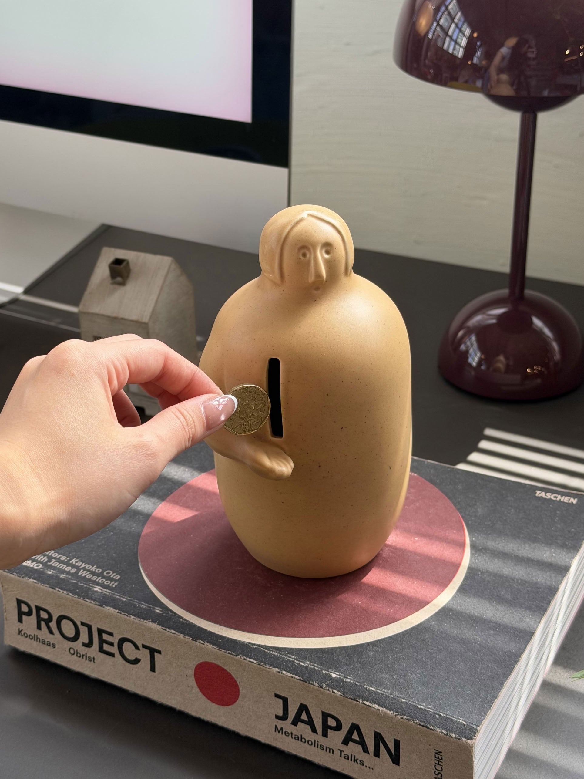 Artek Pauper Coin Collector - Sand - Stacked Store