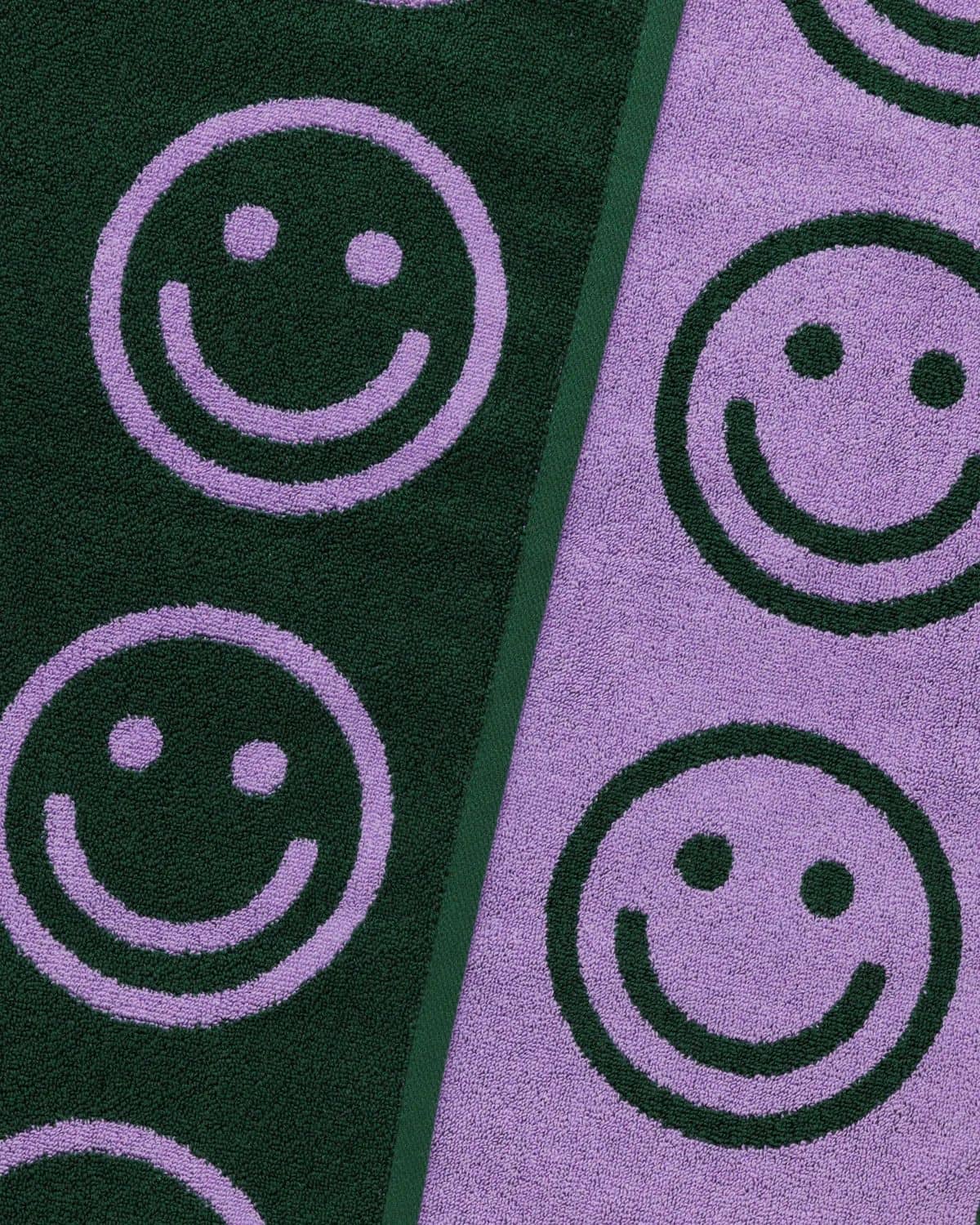 BAGGU Bath Towel Lavender Forest Happy 3