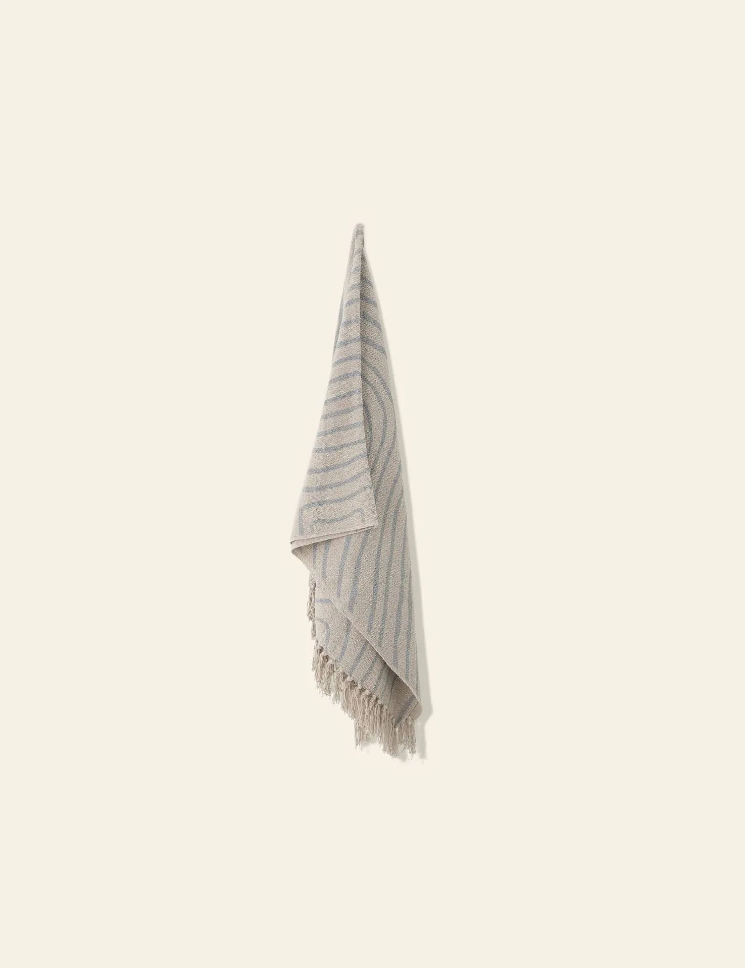 Bloomingville Dami Throw Blue