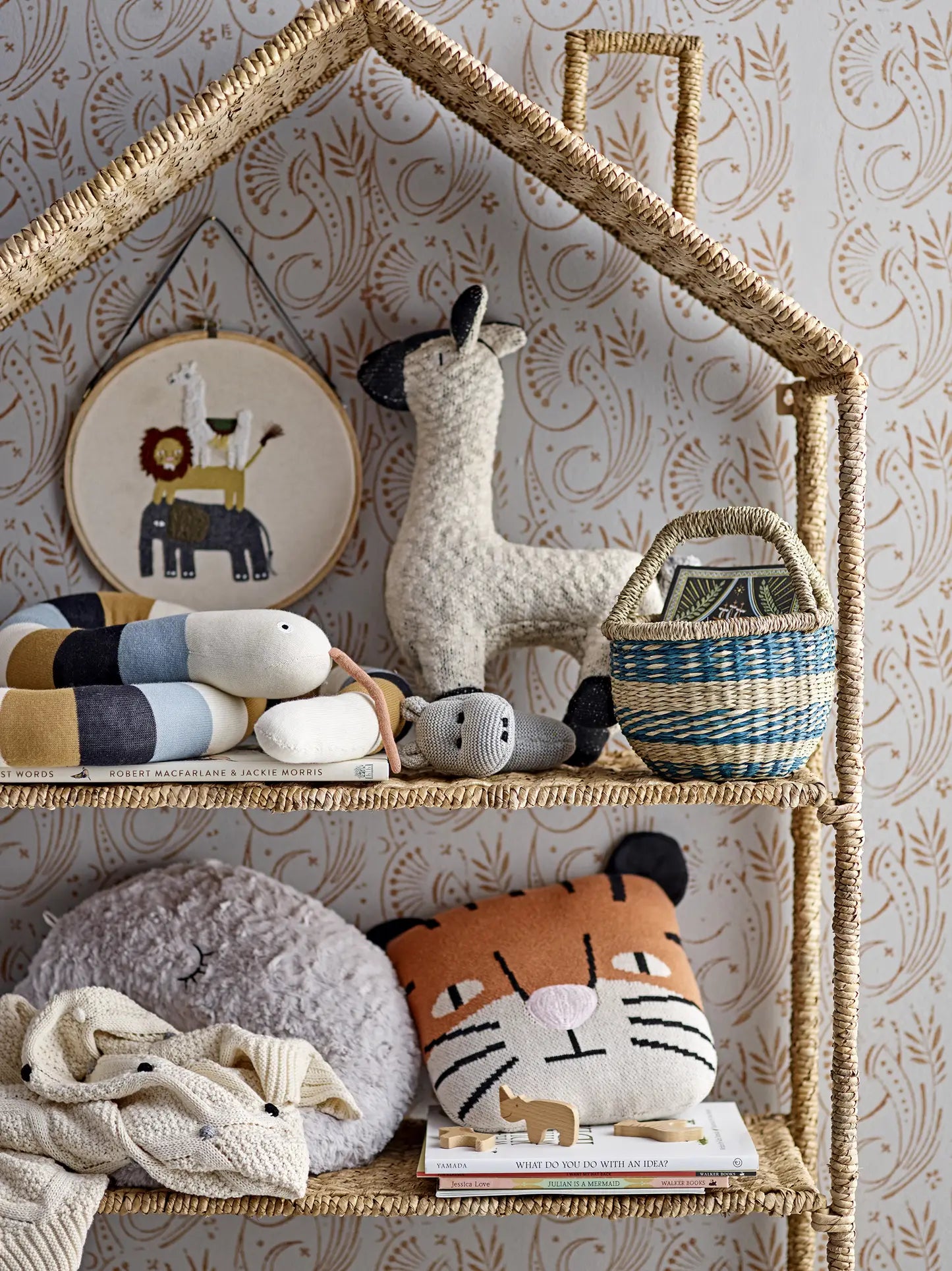 Bloomingville Muzamel Cushion Orange 3