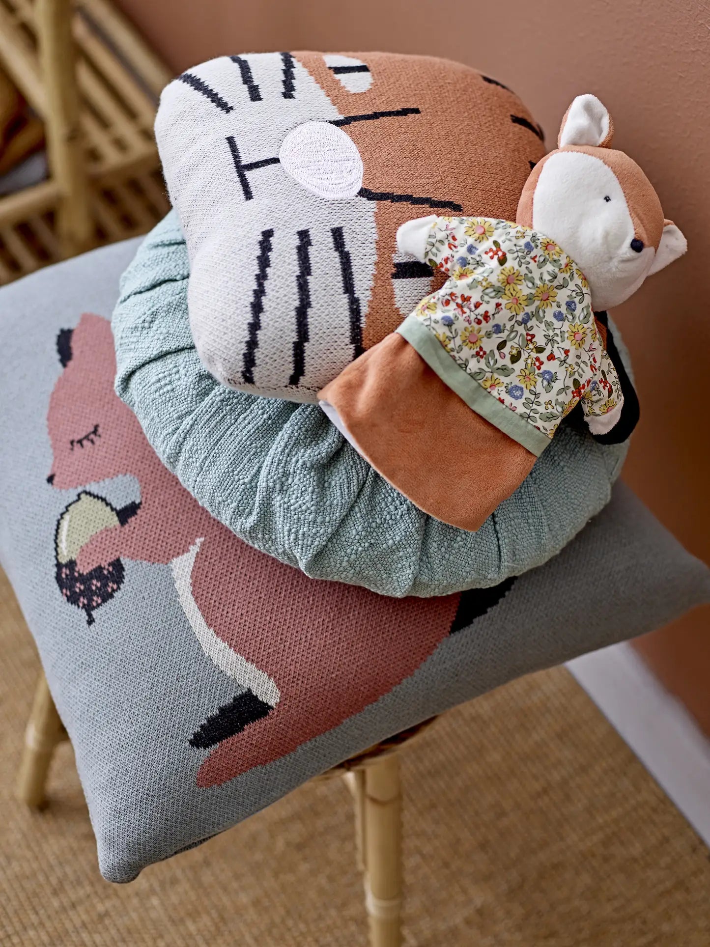 Bloomingville Muzamel Cushion Orange 4