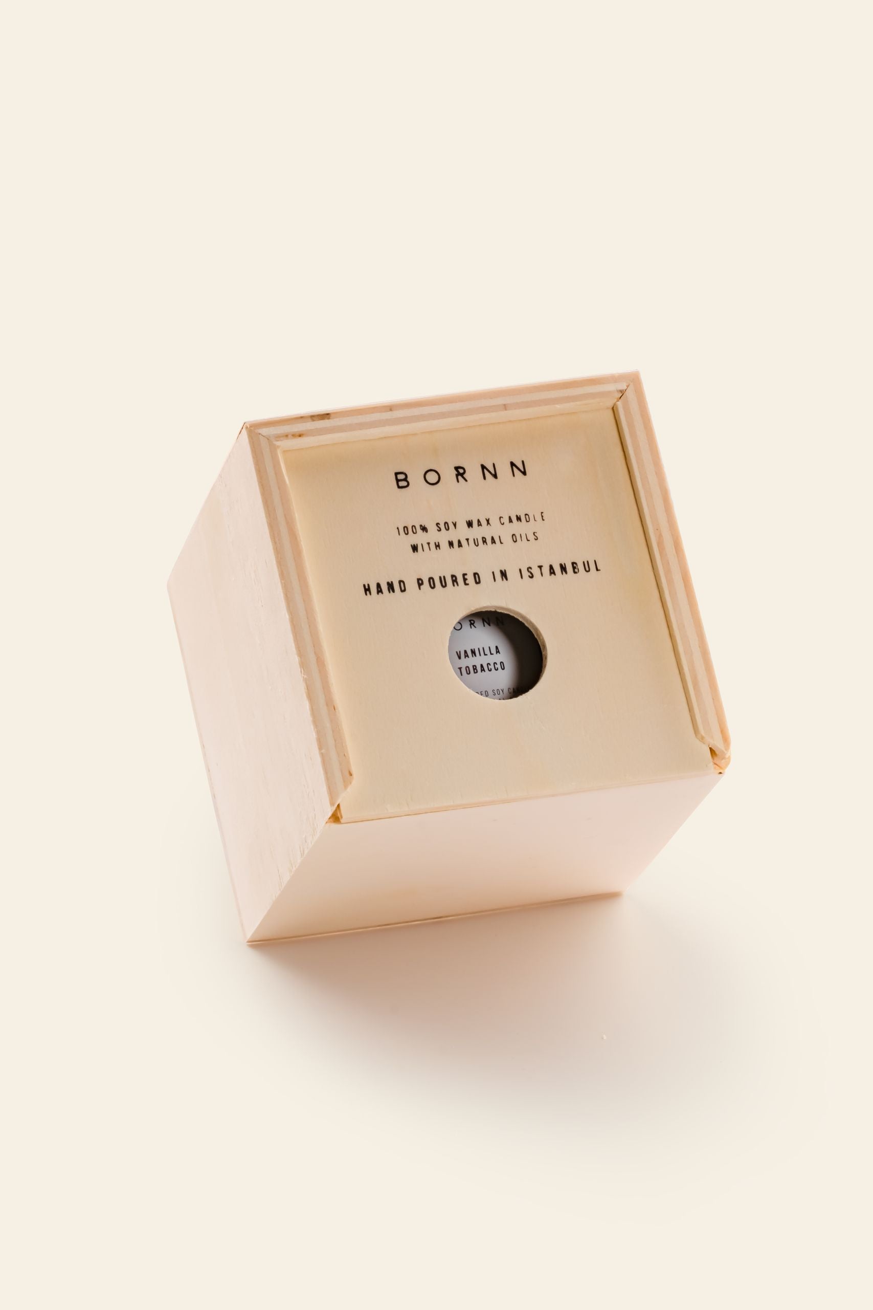 Bornn Enamelware Candle Tobacco Vanilla New Marble Blush 3