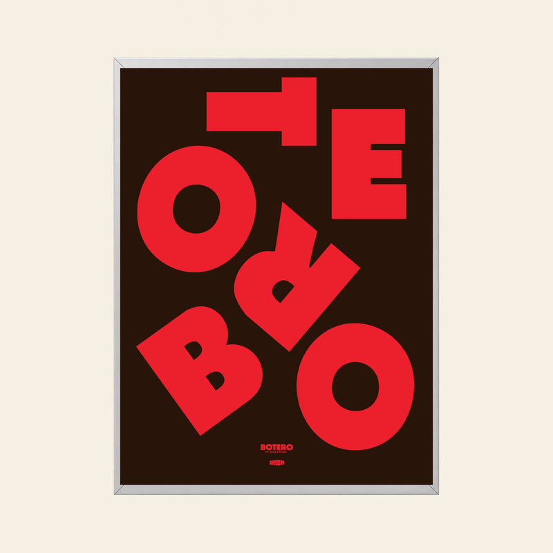 Botero 字体海报 (30x40)