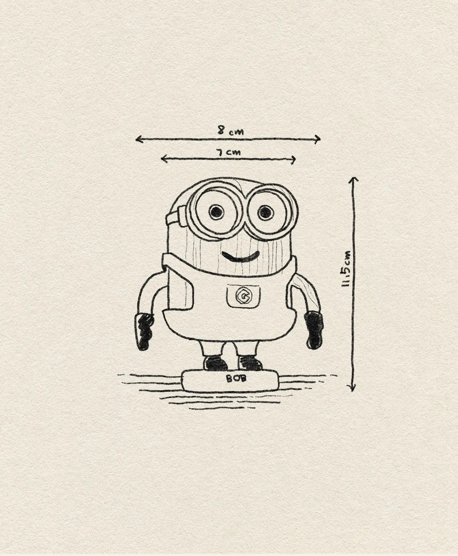 Boyhood Minion Bob Small Oak Smoke Stained Oak 8