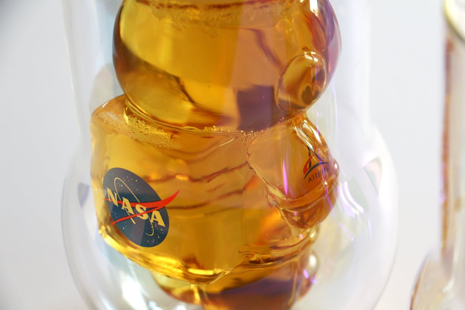 DETAIL NASA Astronaut Double-Walled Glasses Set of 2 Clear