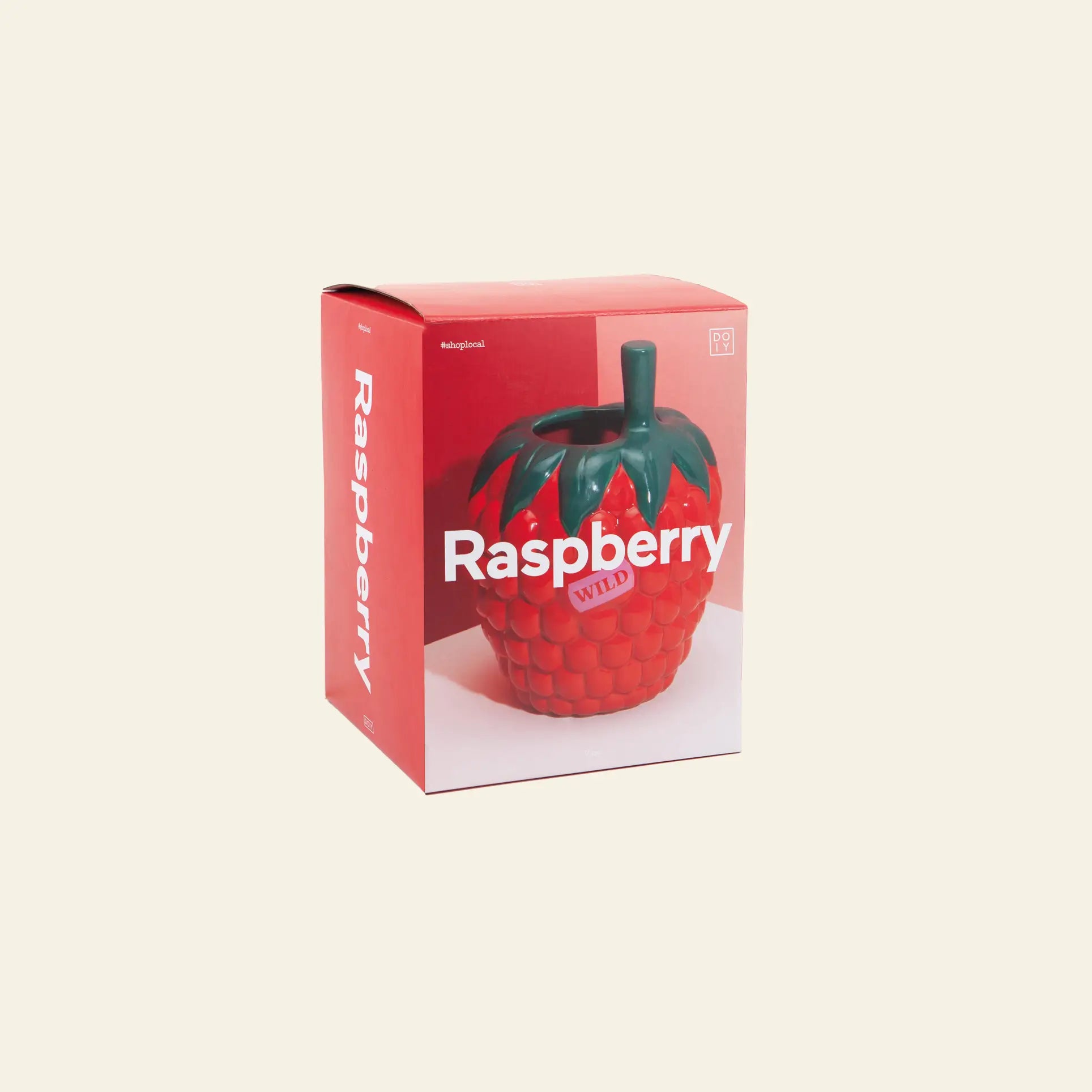 DOIY Farmers' Market Raspberry Vase Multicolour