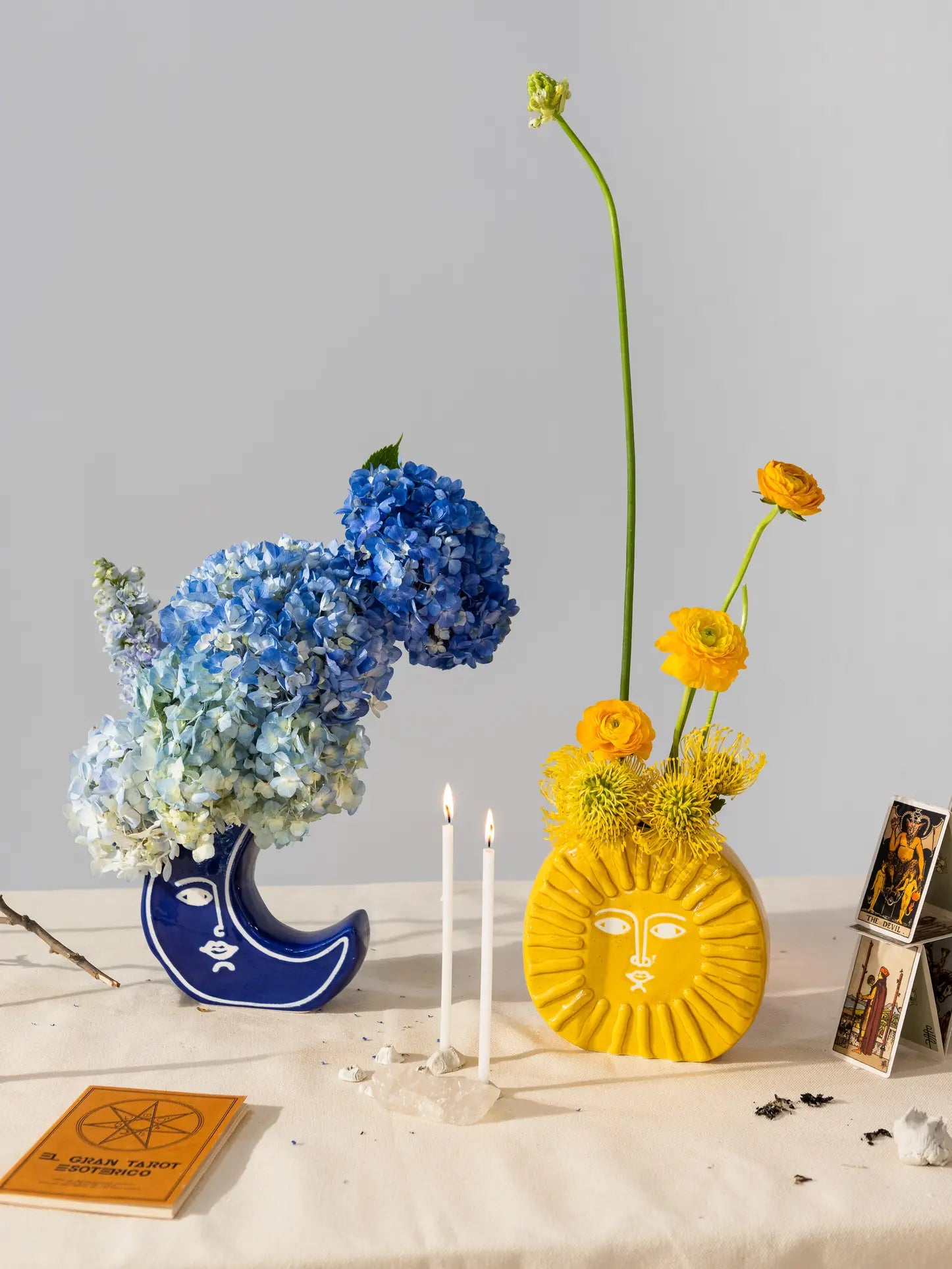 DOIY Moon Vase Blue 6