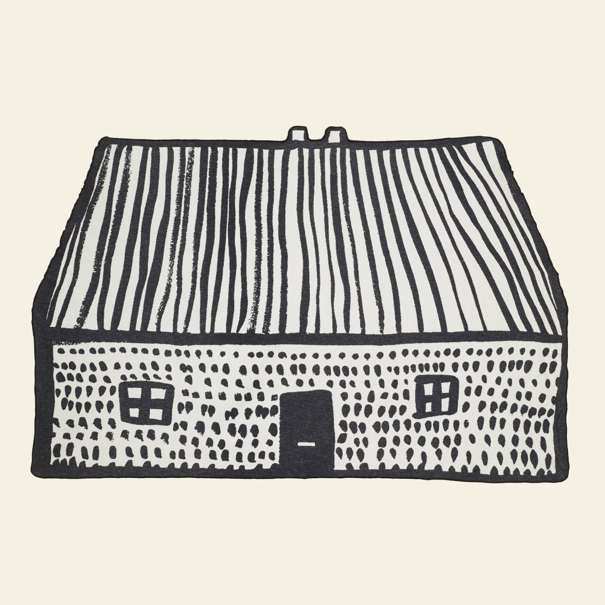 Donna Wilson House Shaped Cotton Throw