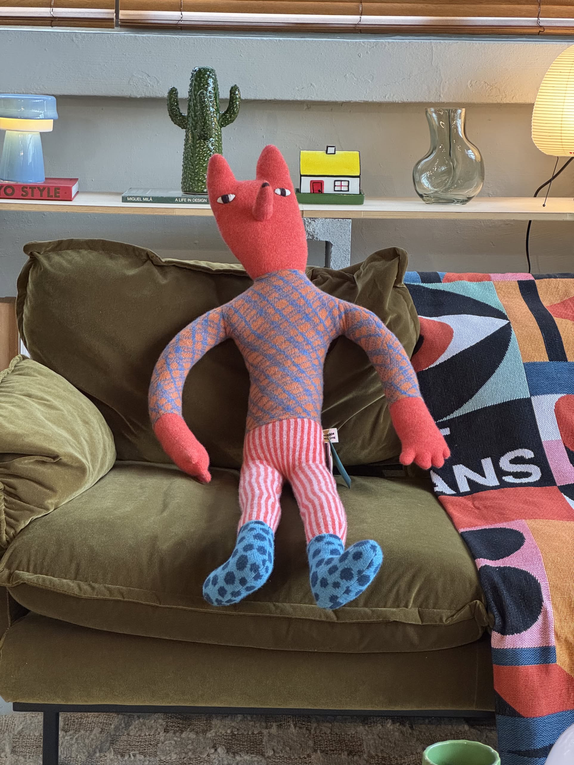 Donna Wilson Mini Giant Creature - Orange Fox V2