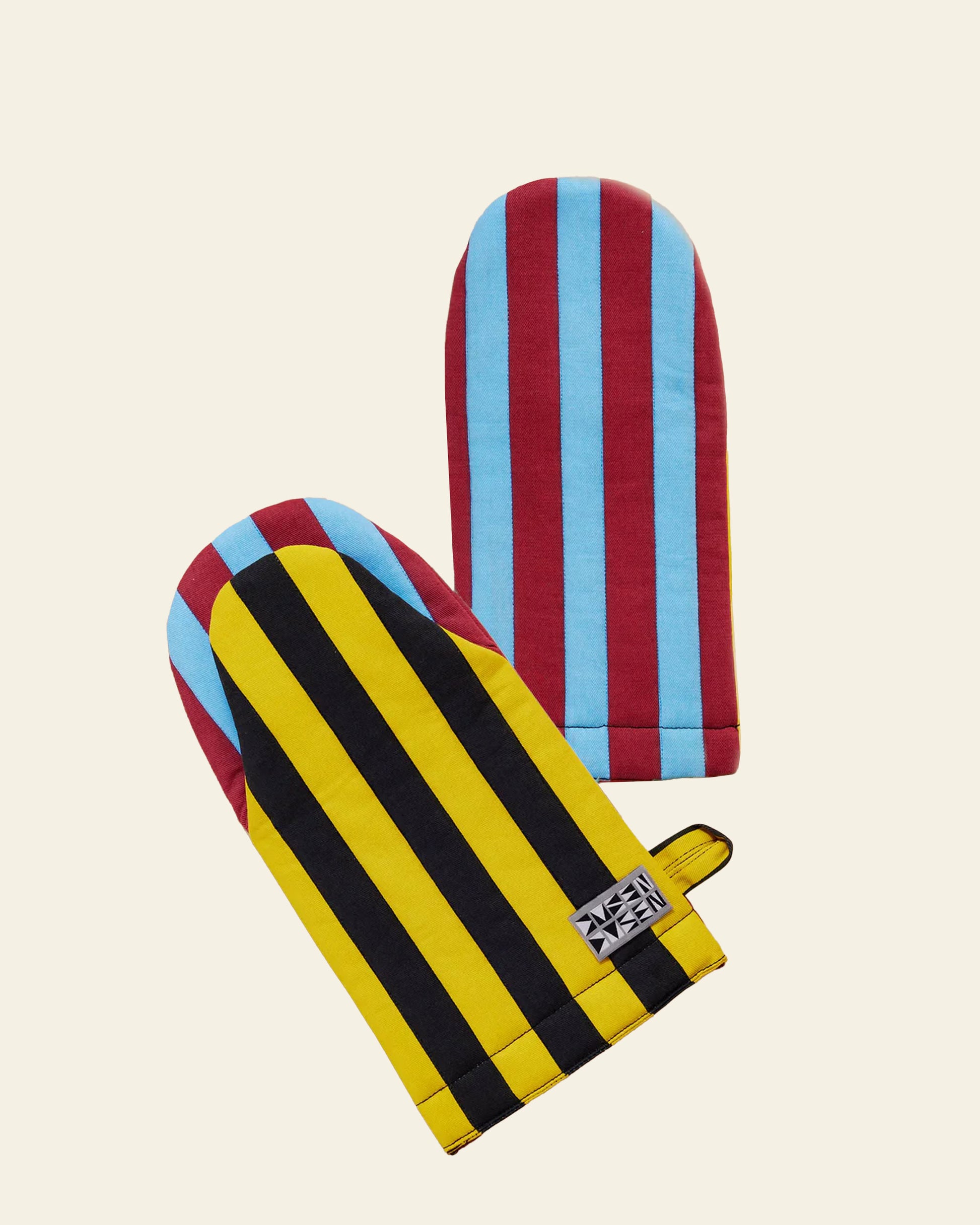 Dusen Dusen Striped Oven Mitt Mustard