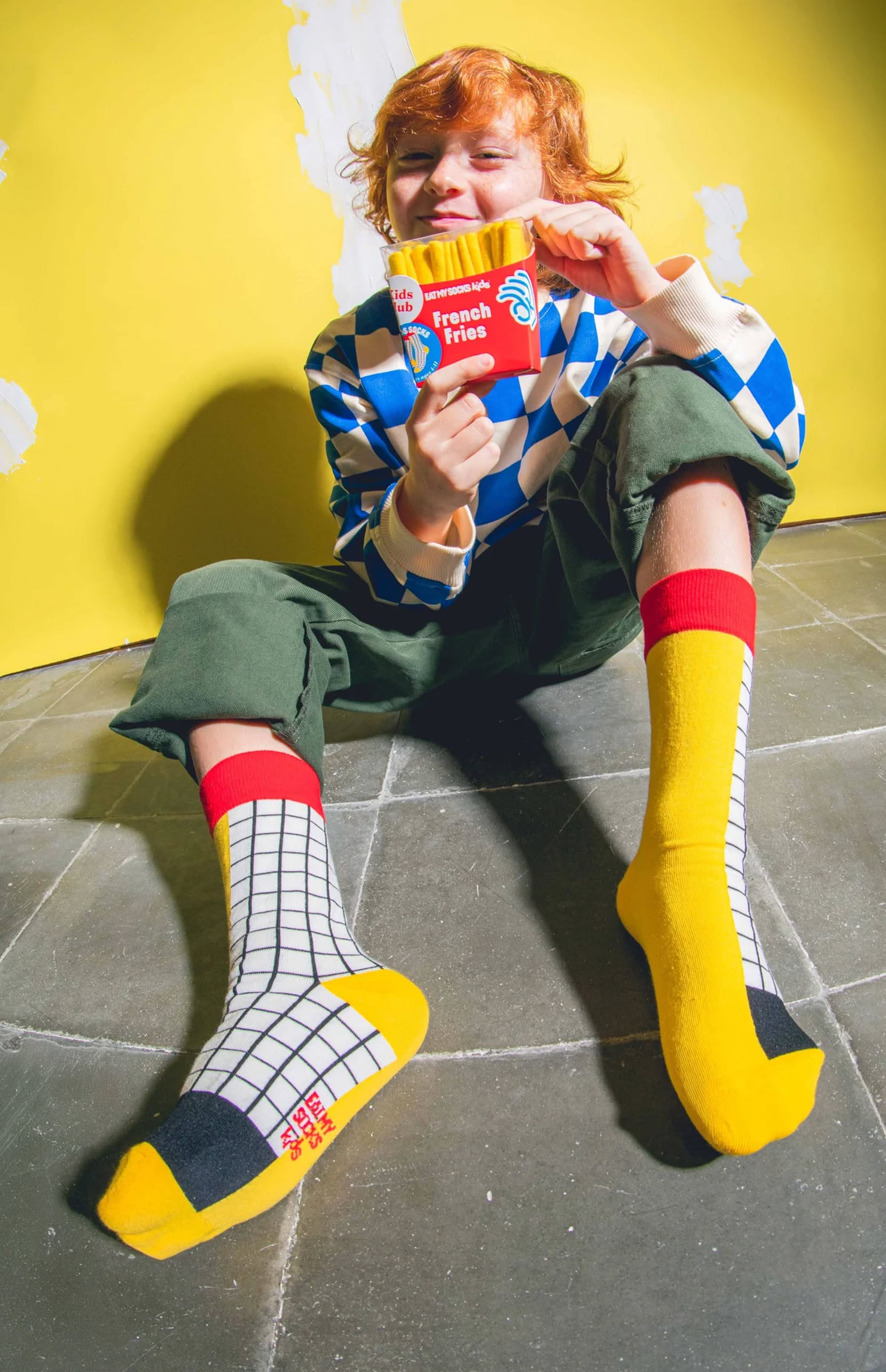 Eat My Socks French Fries Kids Socks
