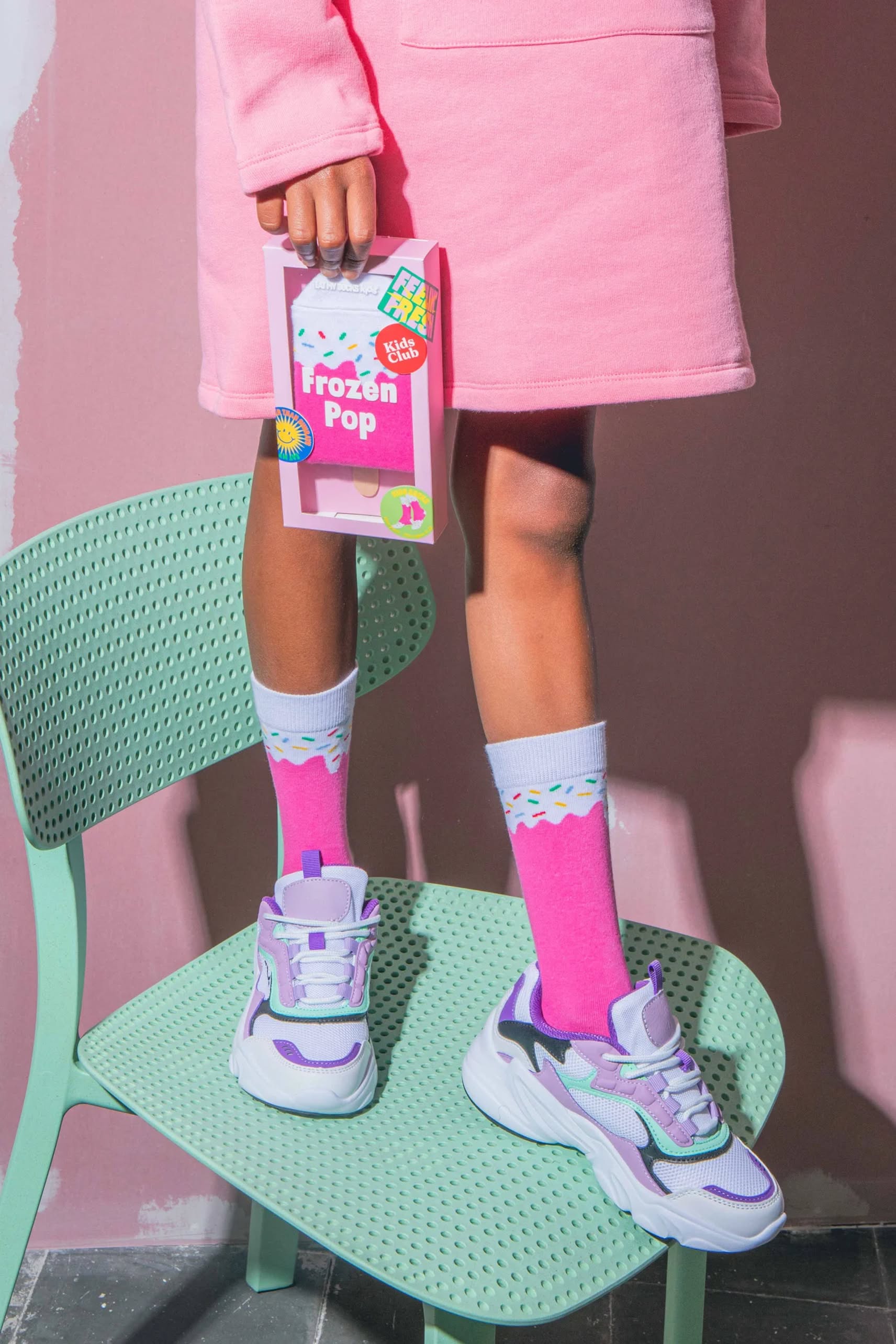 Eat My Socks Frozen Pop Strawberry Kids Socks