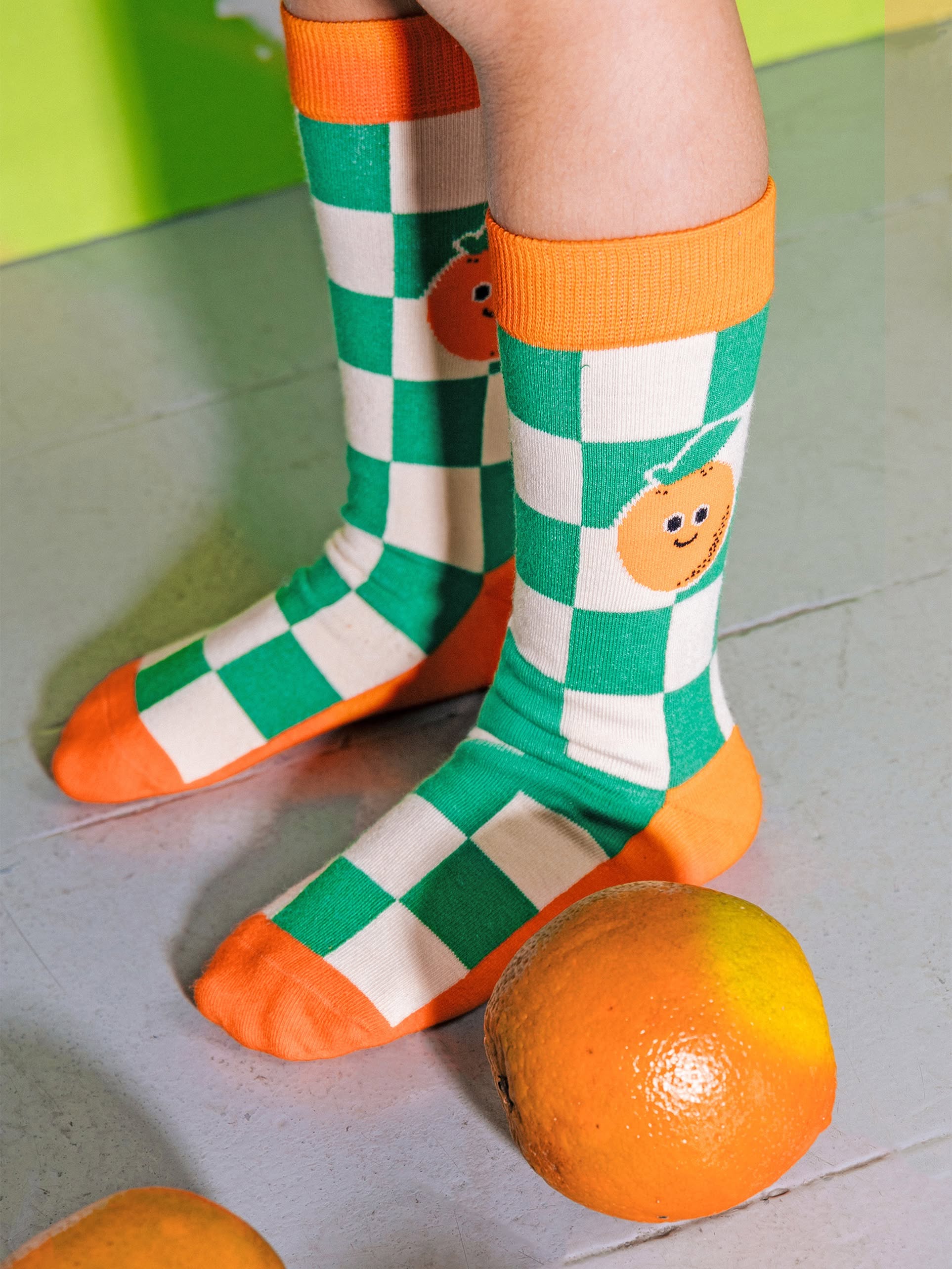 Eat My Socks Orange Juice Kids Socks