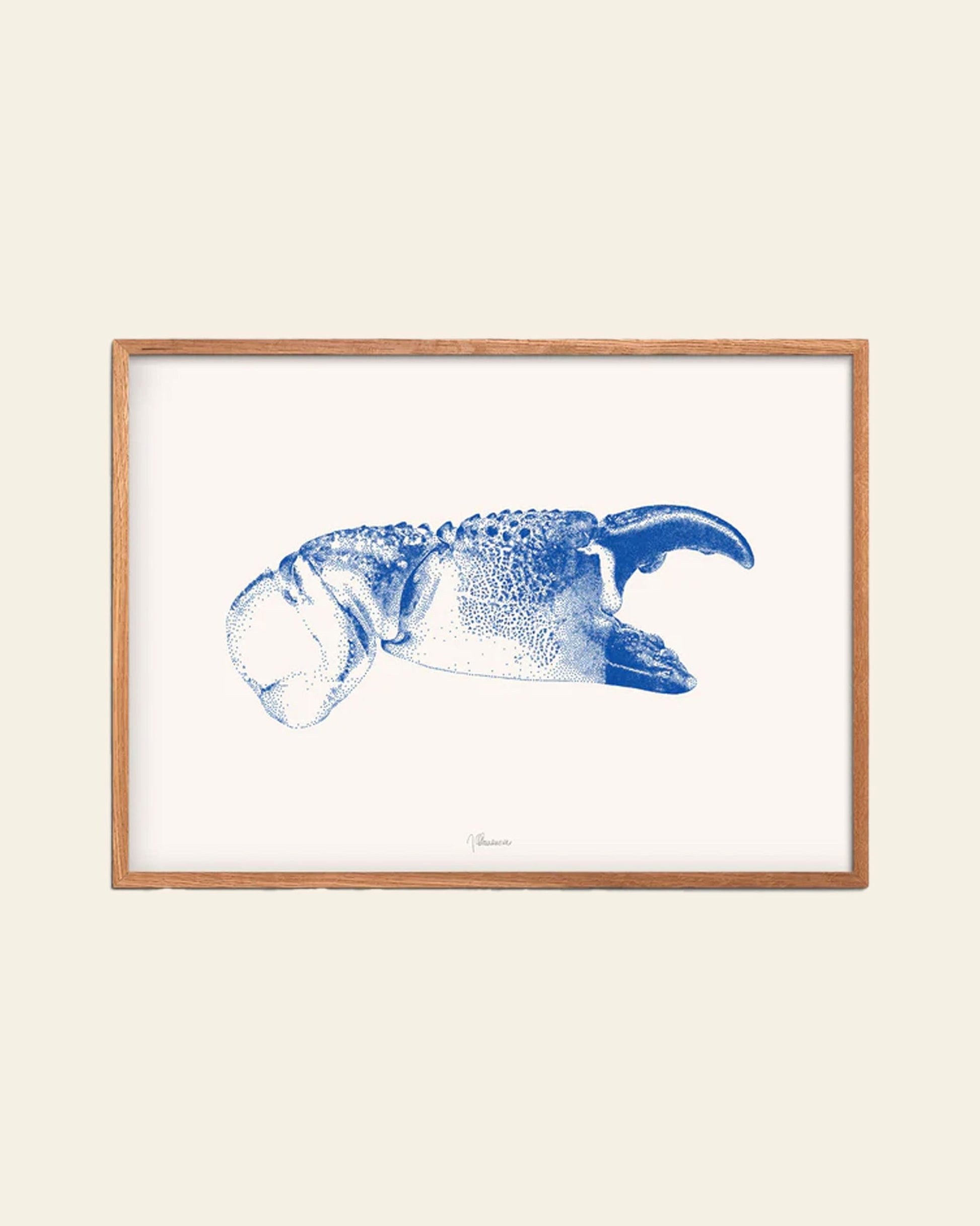 Empty Wall Julie Flansmose Krabbeklo Blue (50x70) Poster