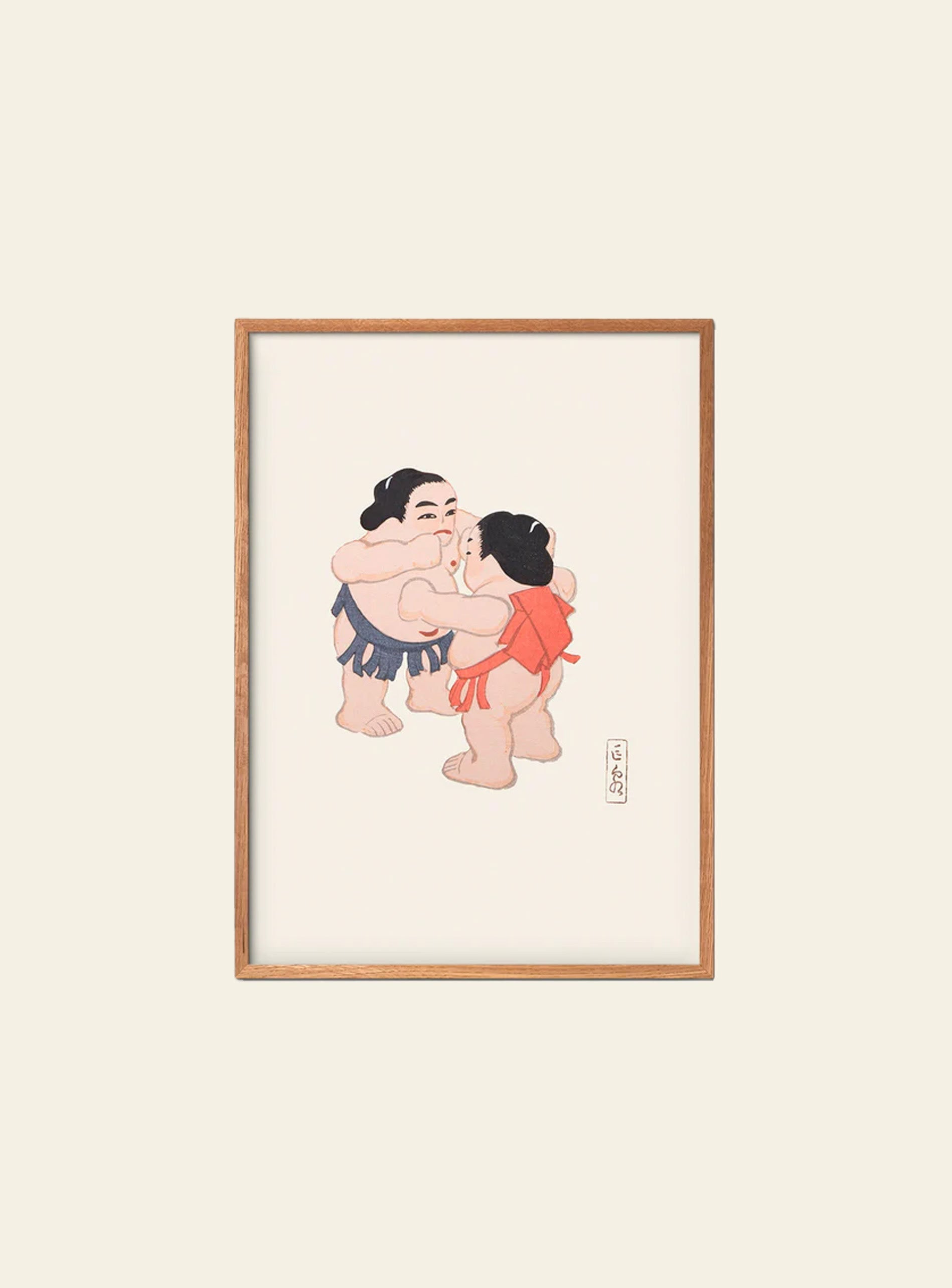 Empty Wall Sumo Japanese Folk Toy Poster (30x40)
