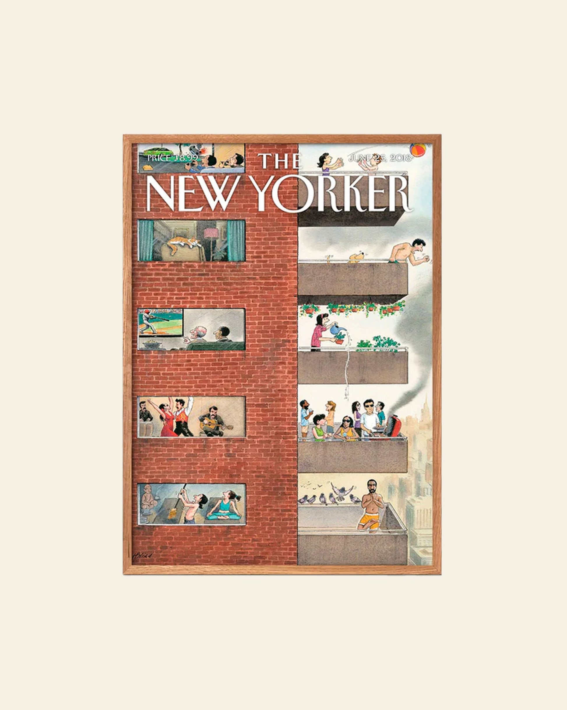 Empty Wall The New Yorker City Living (50x70) Poster