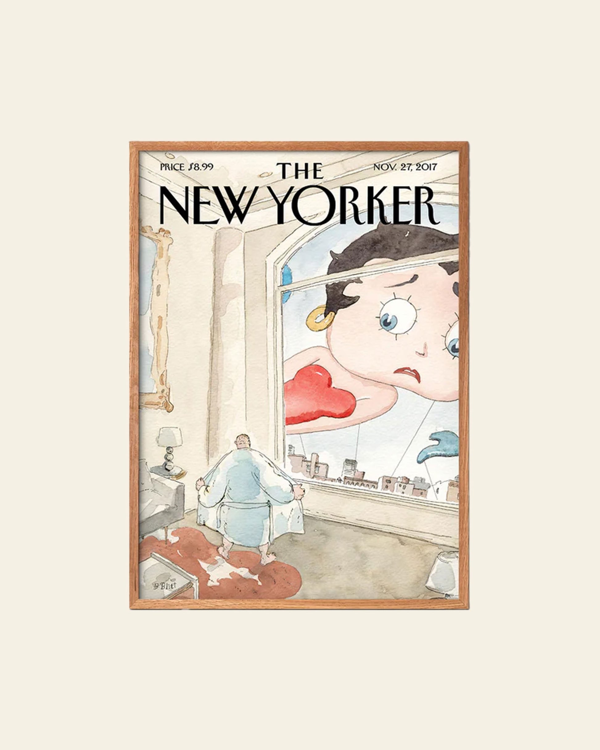 Empty Wall The New Yorker Nowhere to Hide (50x70) Poster