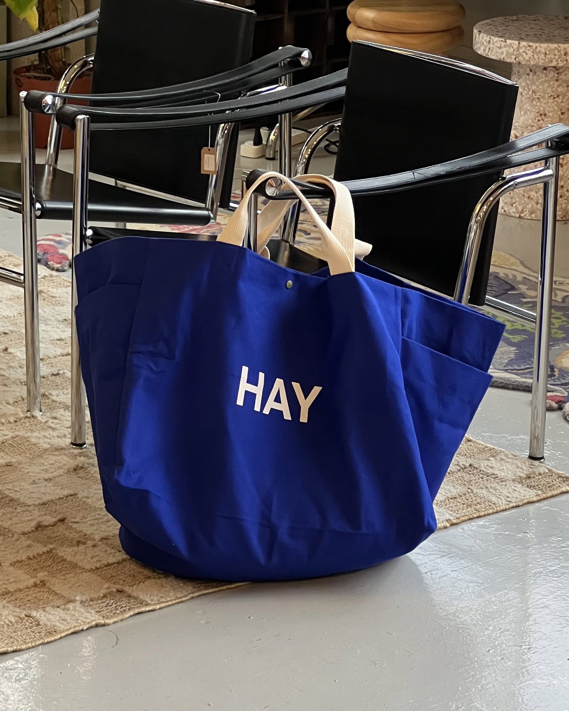HAY Weekend Bag L (Organic) Electric Blue