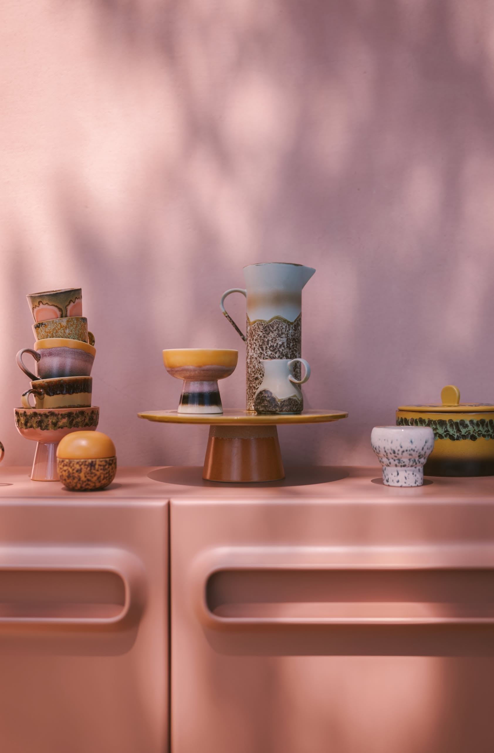 HKLIVING 70s Ceramics Jug Shell