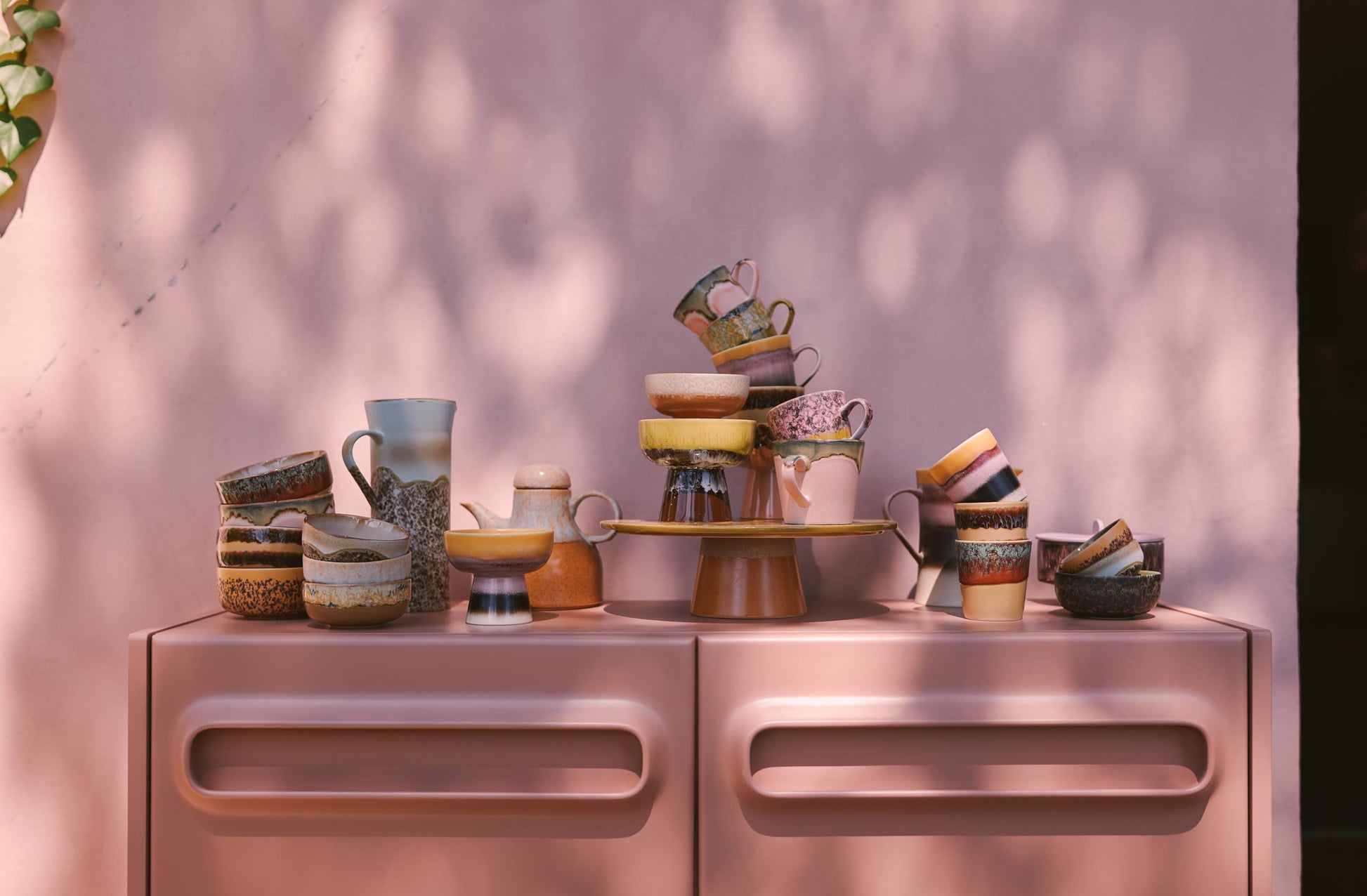 HKLIVING 70s Ceramics Jug Shell