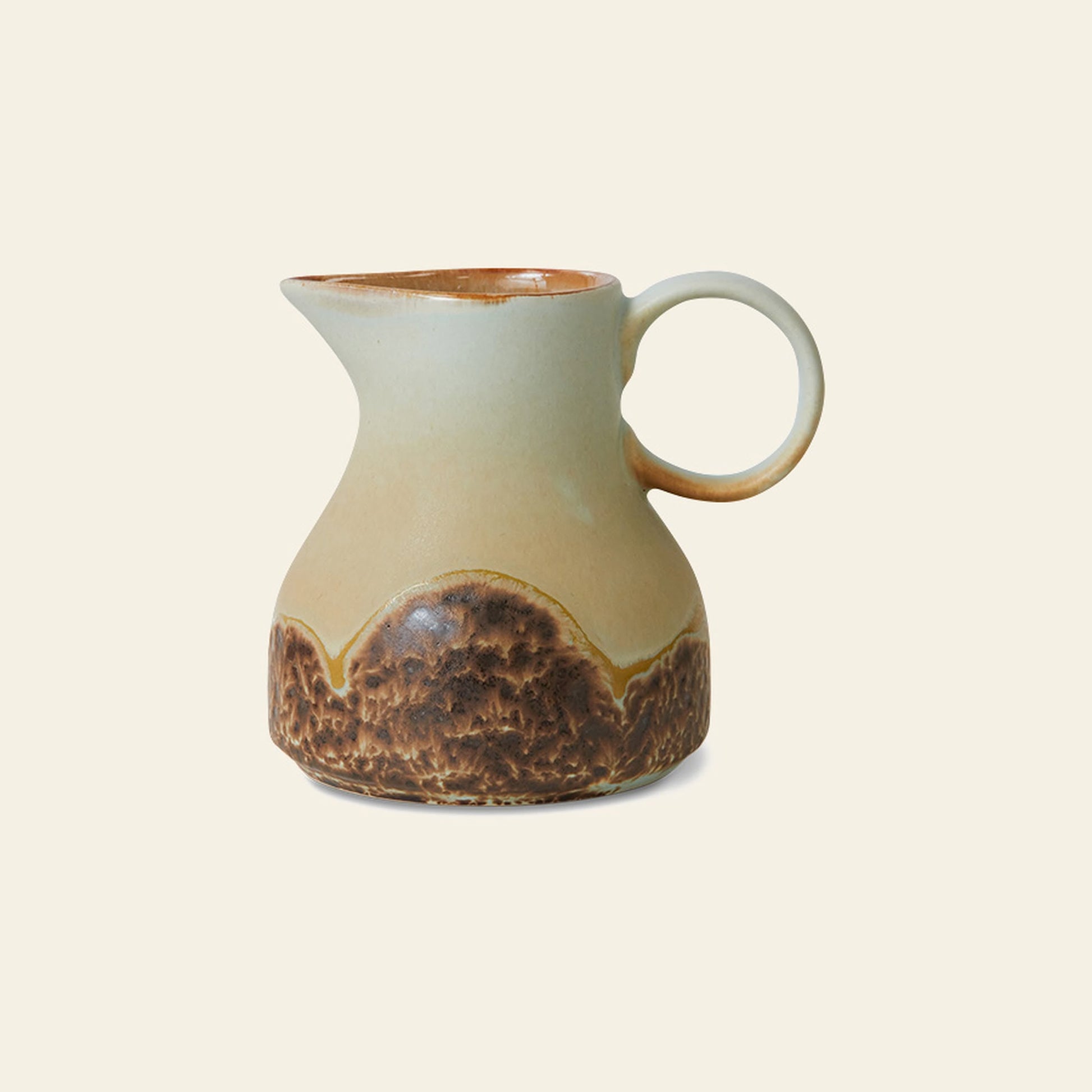 HKLIVING 70s Ceramics Milk Jug Shell