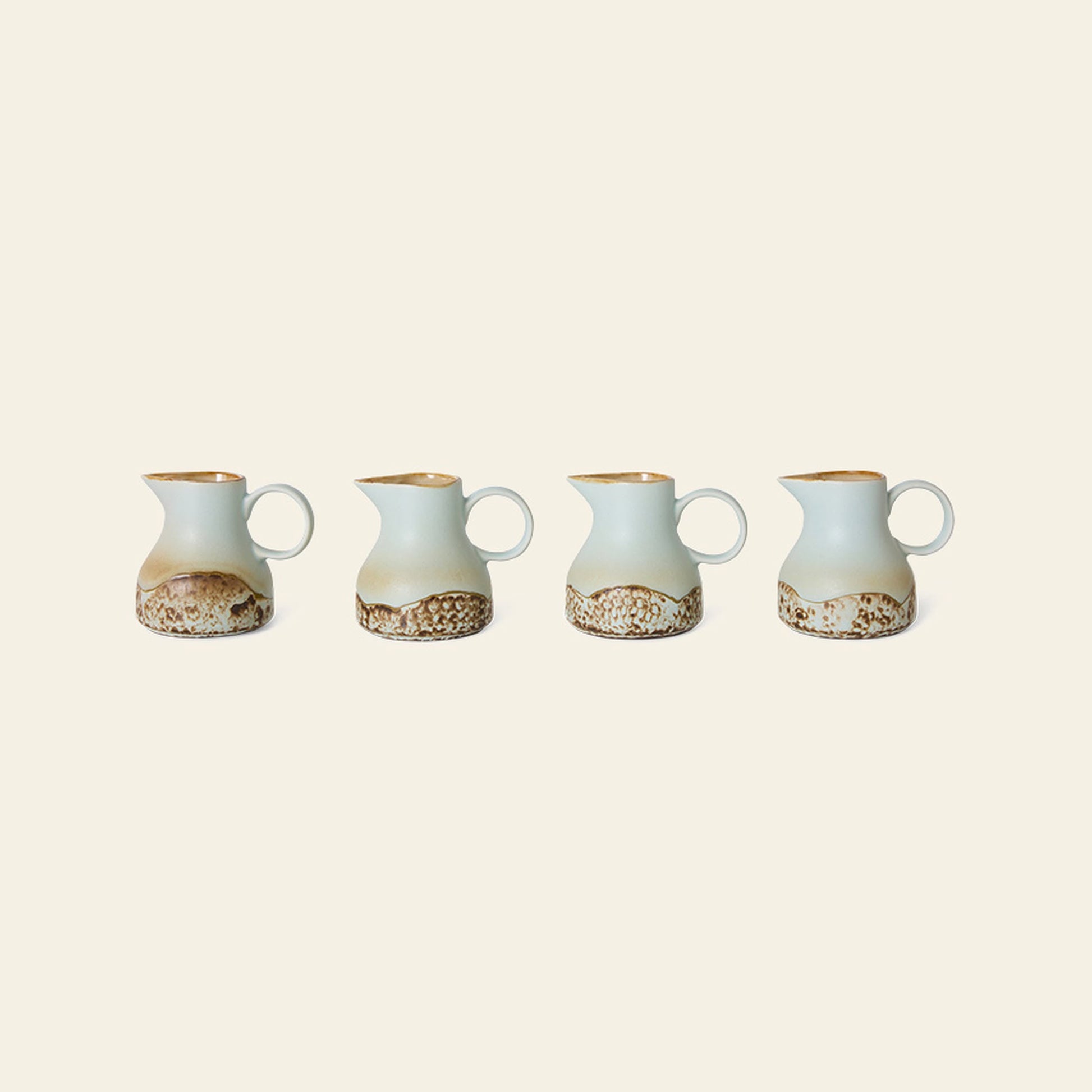 HKLIVING 70s Ceramics Milk Jug Shell