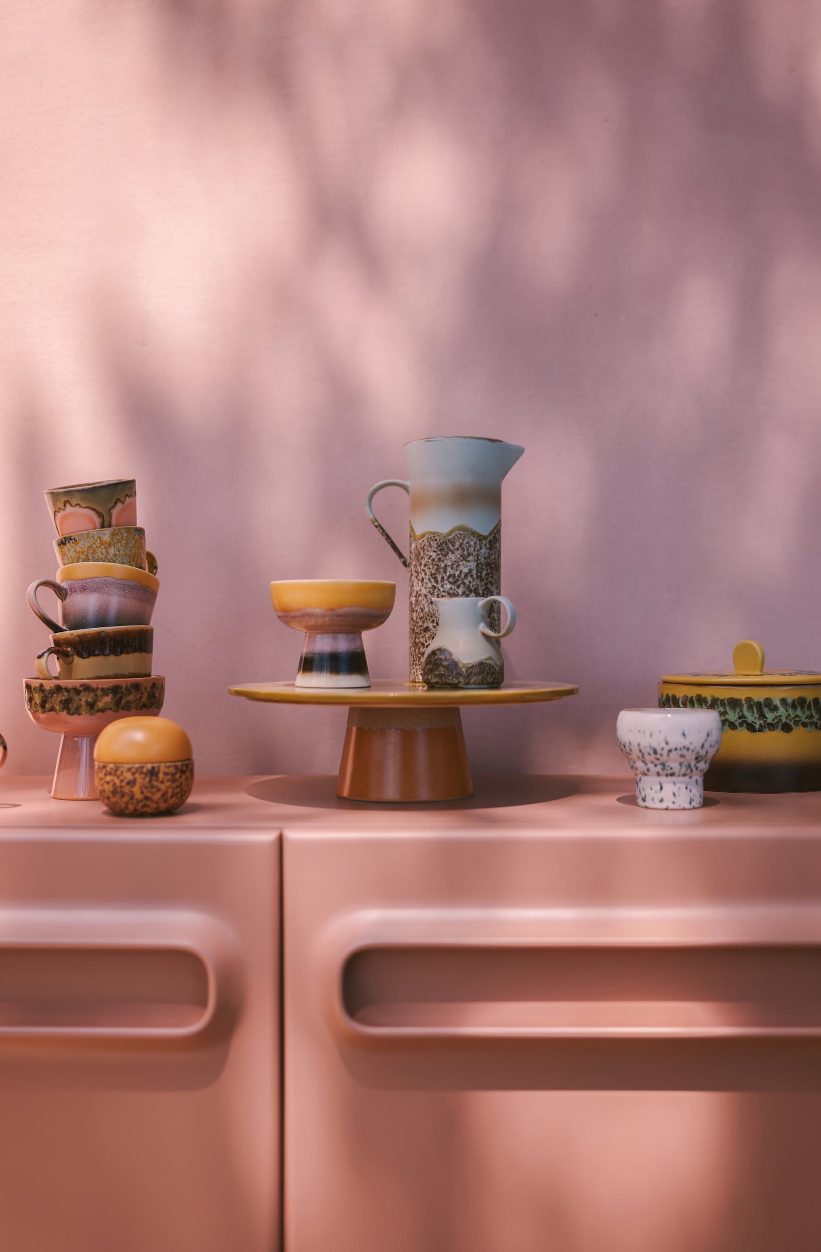 HKLIVING 70s Ceramics Milk Jug Shell