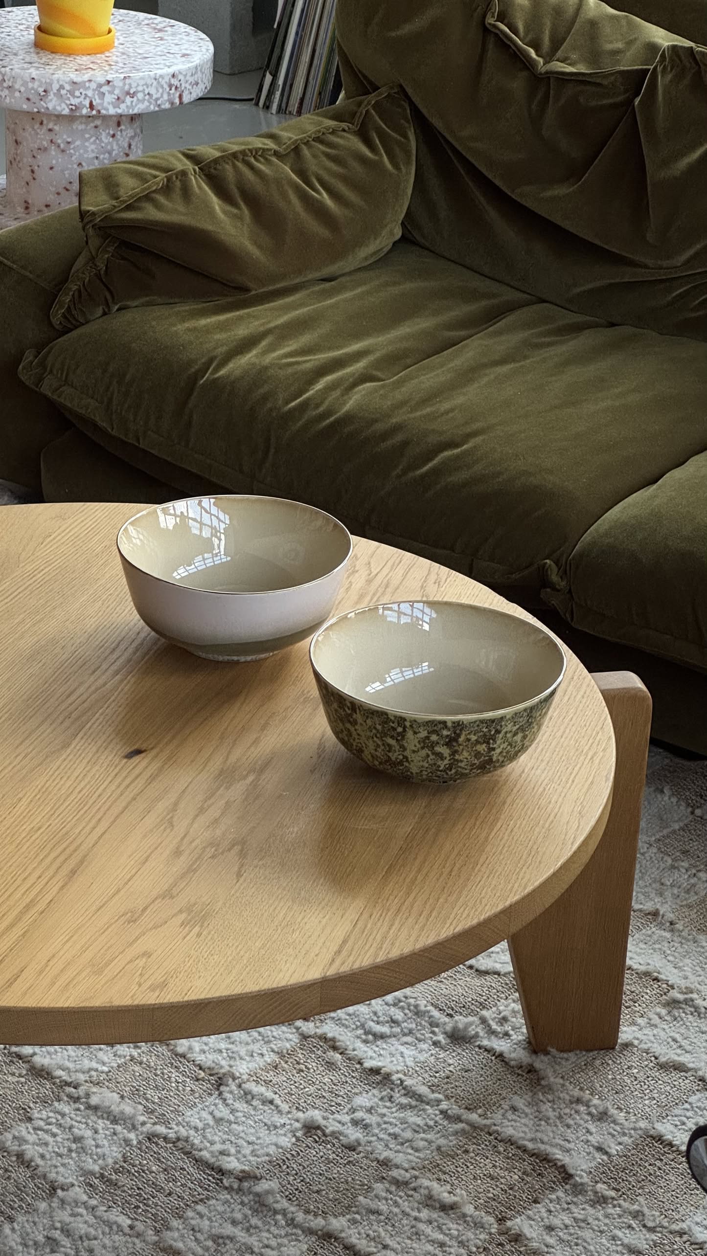 HKLIVING 70s Ceramics Ramen Bowls Set of 2 Ascend