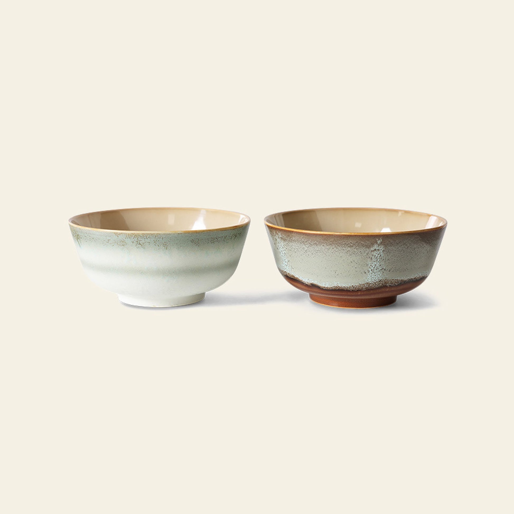 HKLIVING 70s Ceramics Ramen Bowls Set of 2 Verge