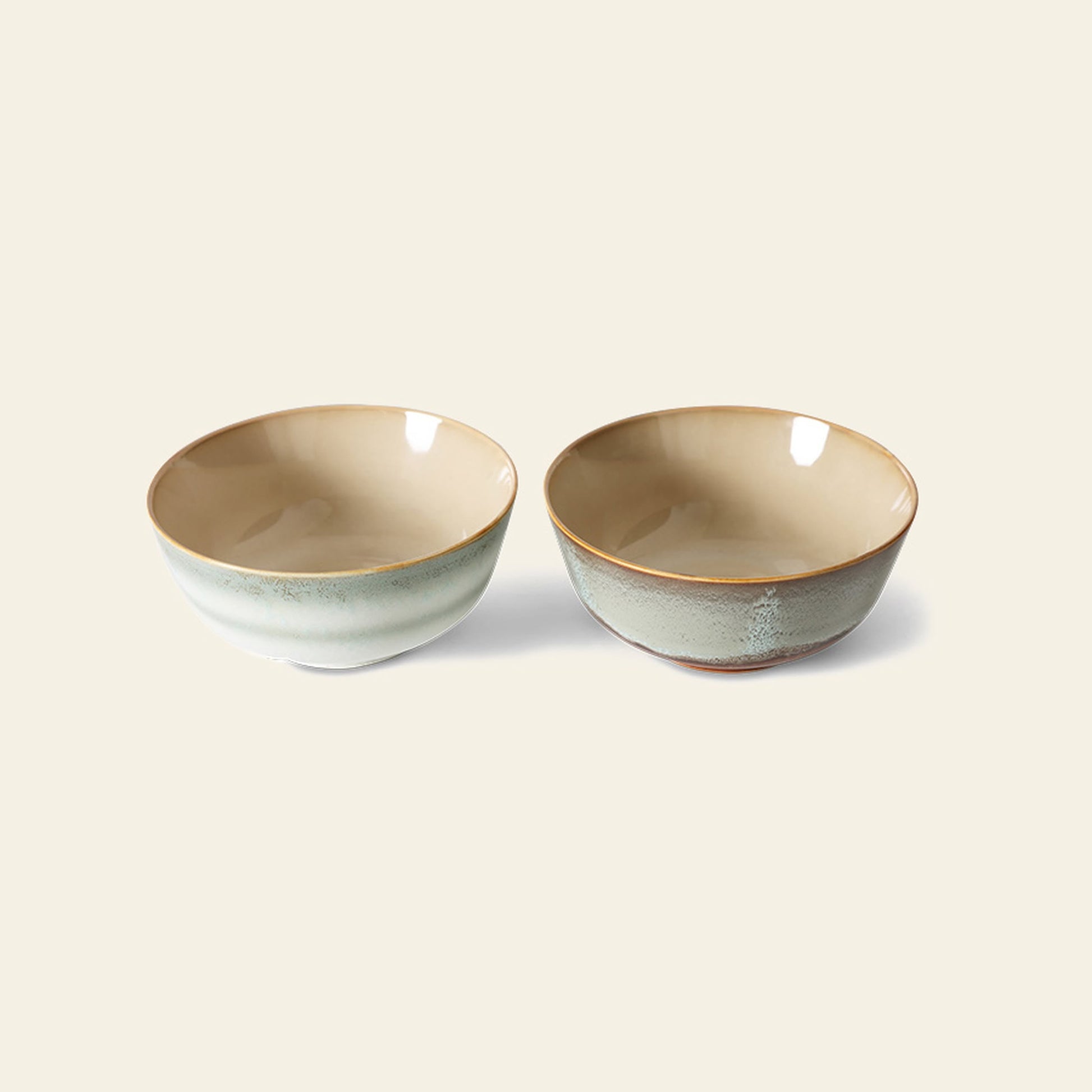 HKLIVING 70s Ceramics Ramen Bowls Set of 2 Verge