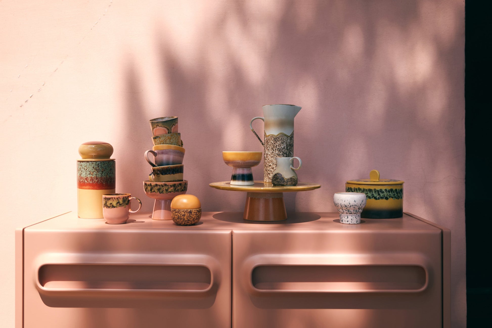 HKLIVING 70s Ceramics Storage Jar Cove