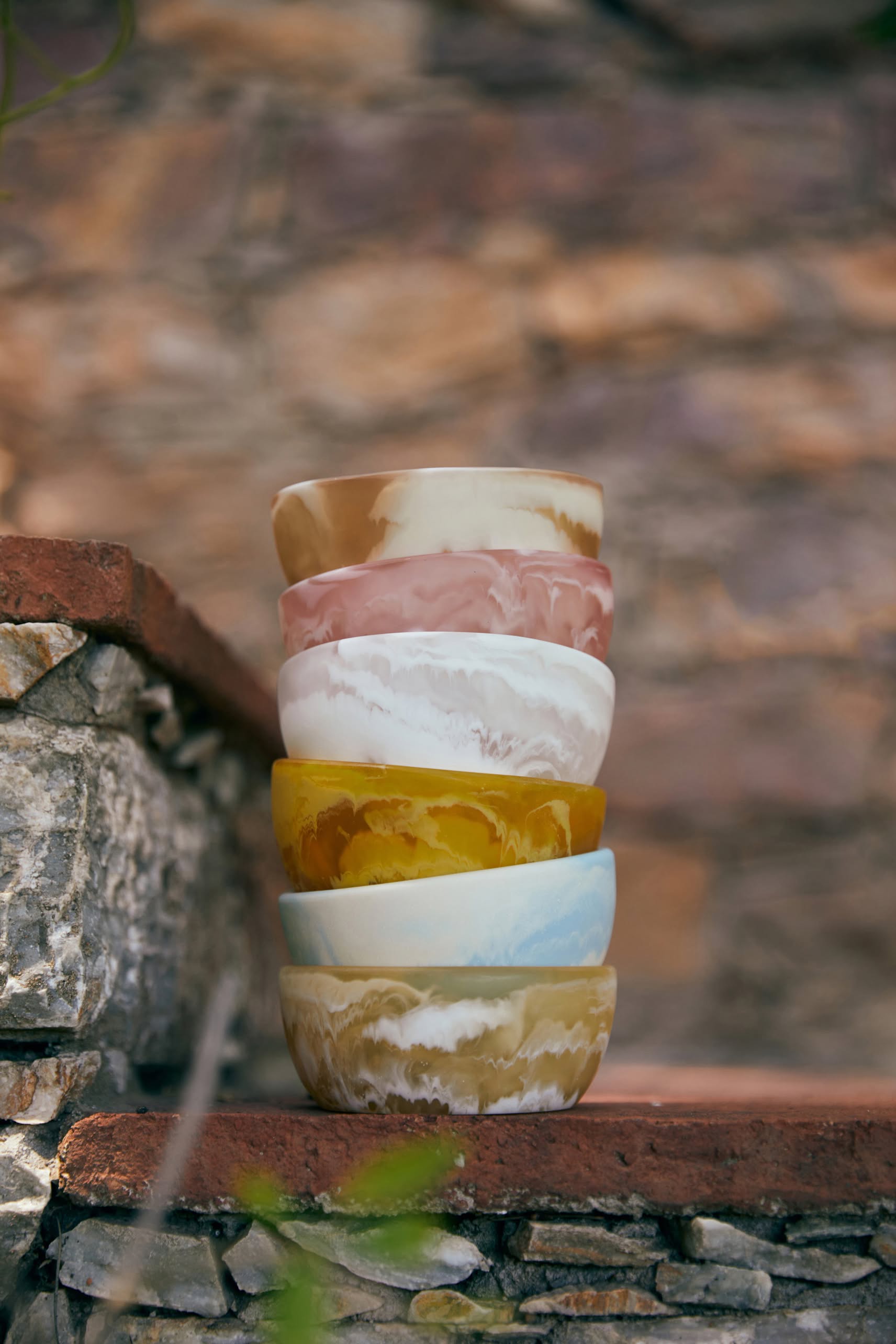 HKLIVING Patio Bowl Blush