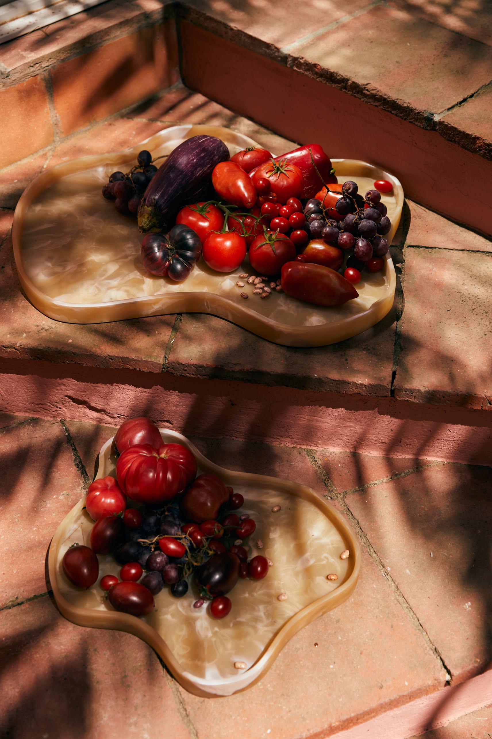 HKLIVING Patio Small Tray Cream