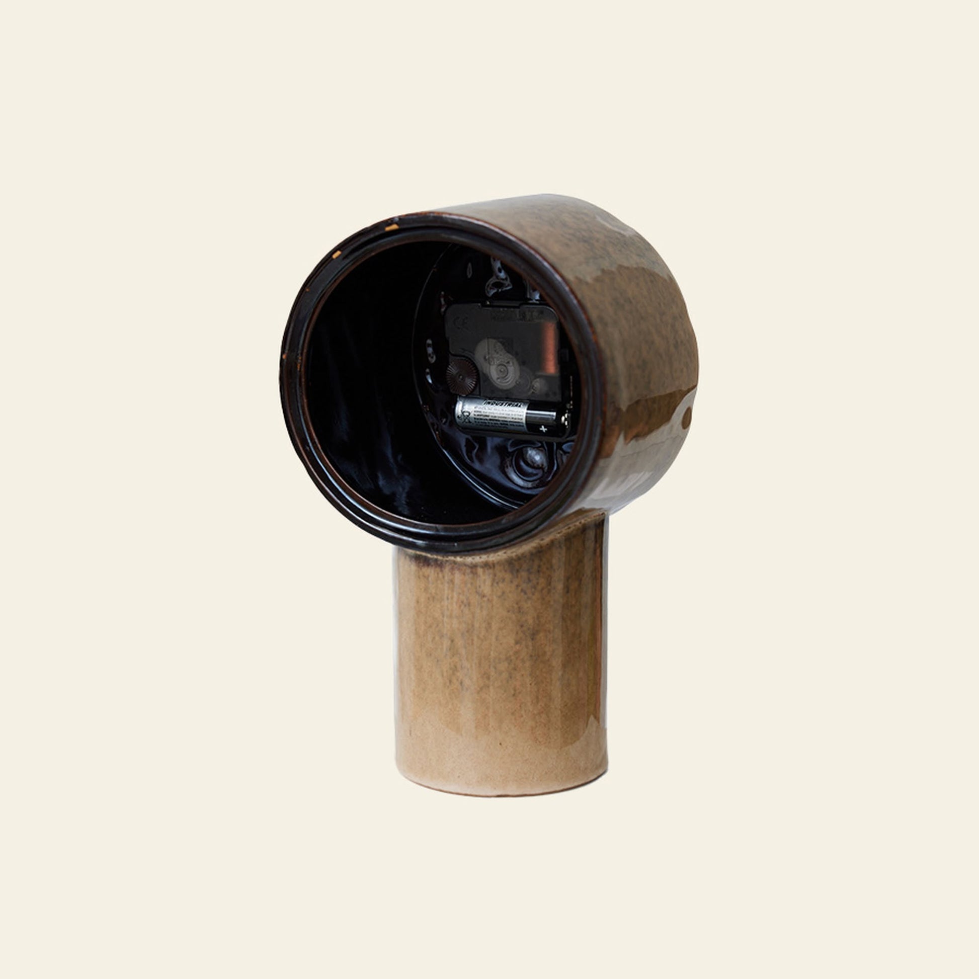 HKLIVING Retro Ceramic Clock Cream