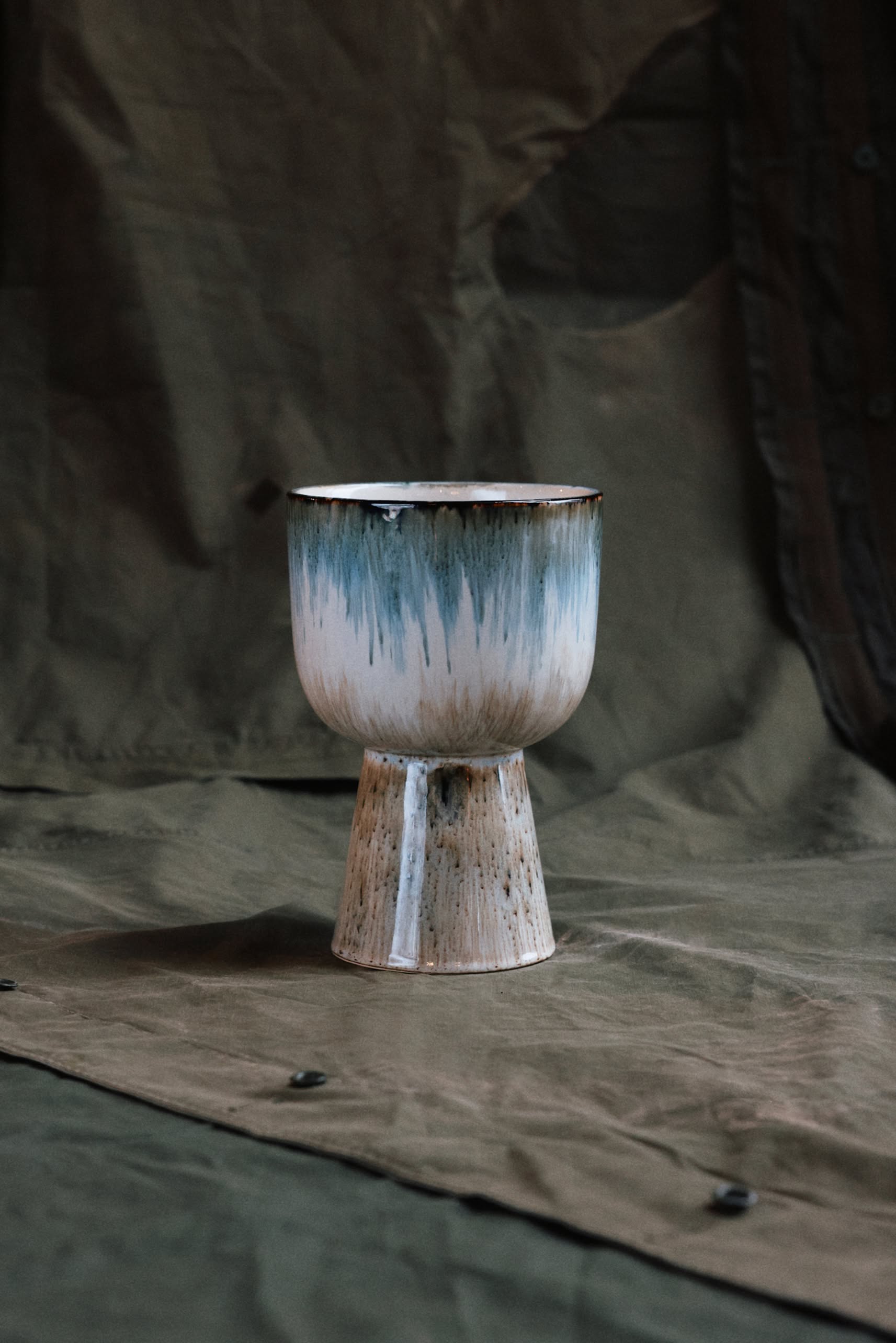 HKLIVING Retro Flower Pot Glacier