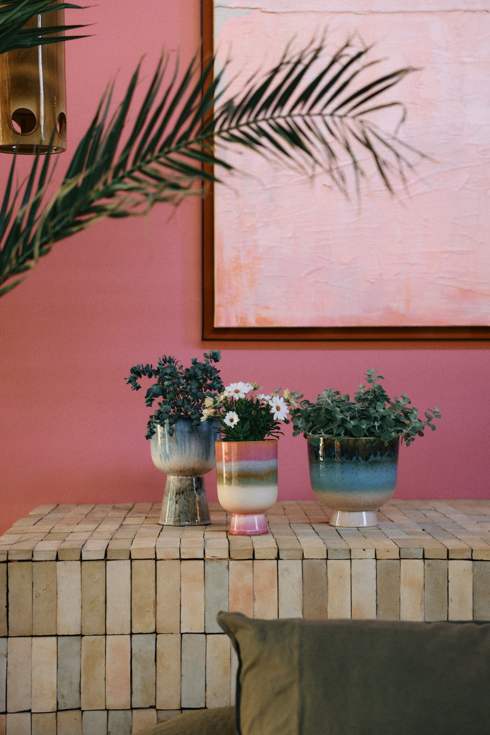 HKLIVING Retro Flower Pot Rosefield