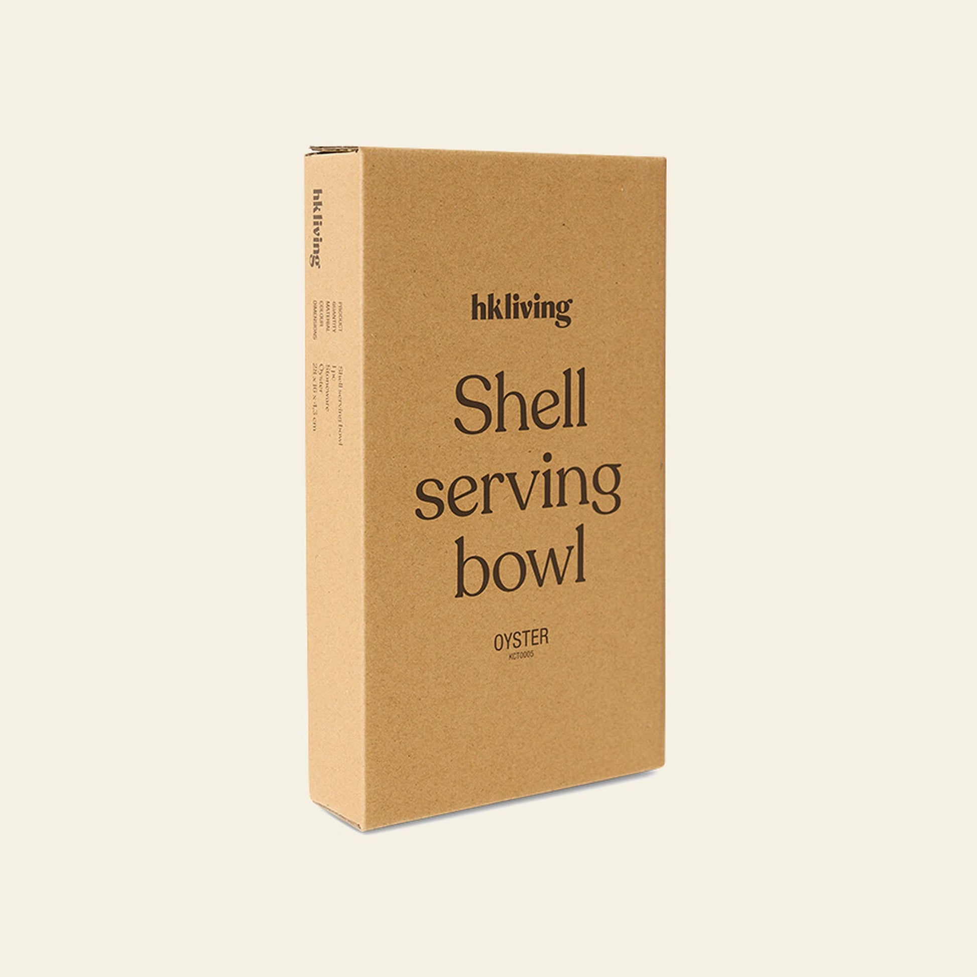 HKLIVING Shell Serving Bowl Oyster