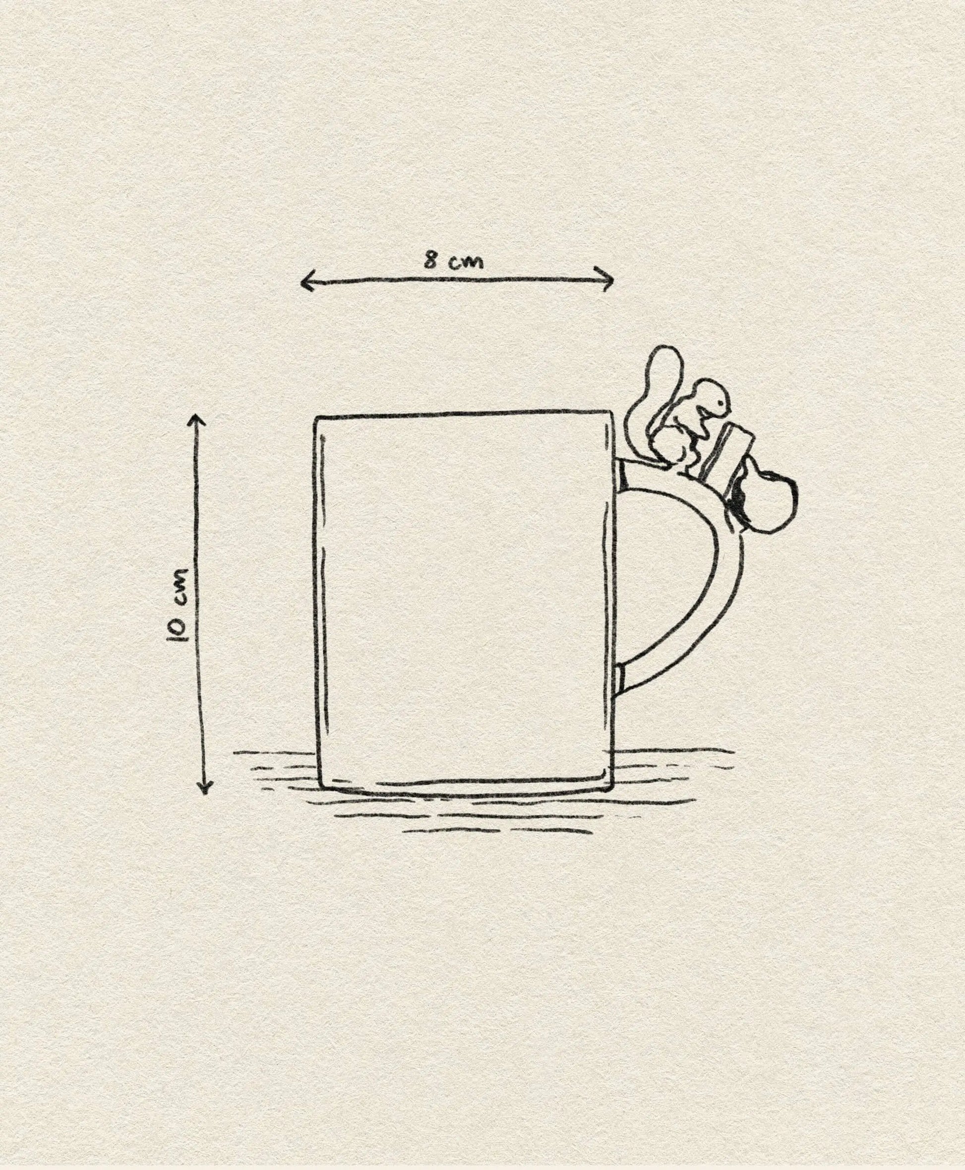 Ichendorf Milano Fruits And Flower Mug Squirrel