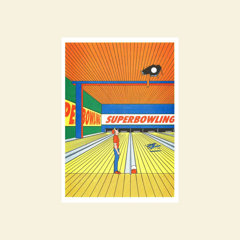 KIBLIND Atelier Simon Bailly - Super Bowling Poster